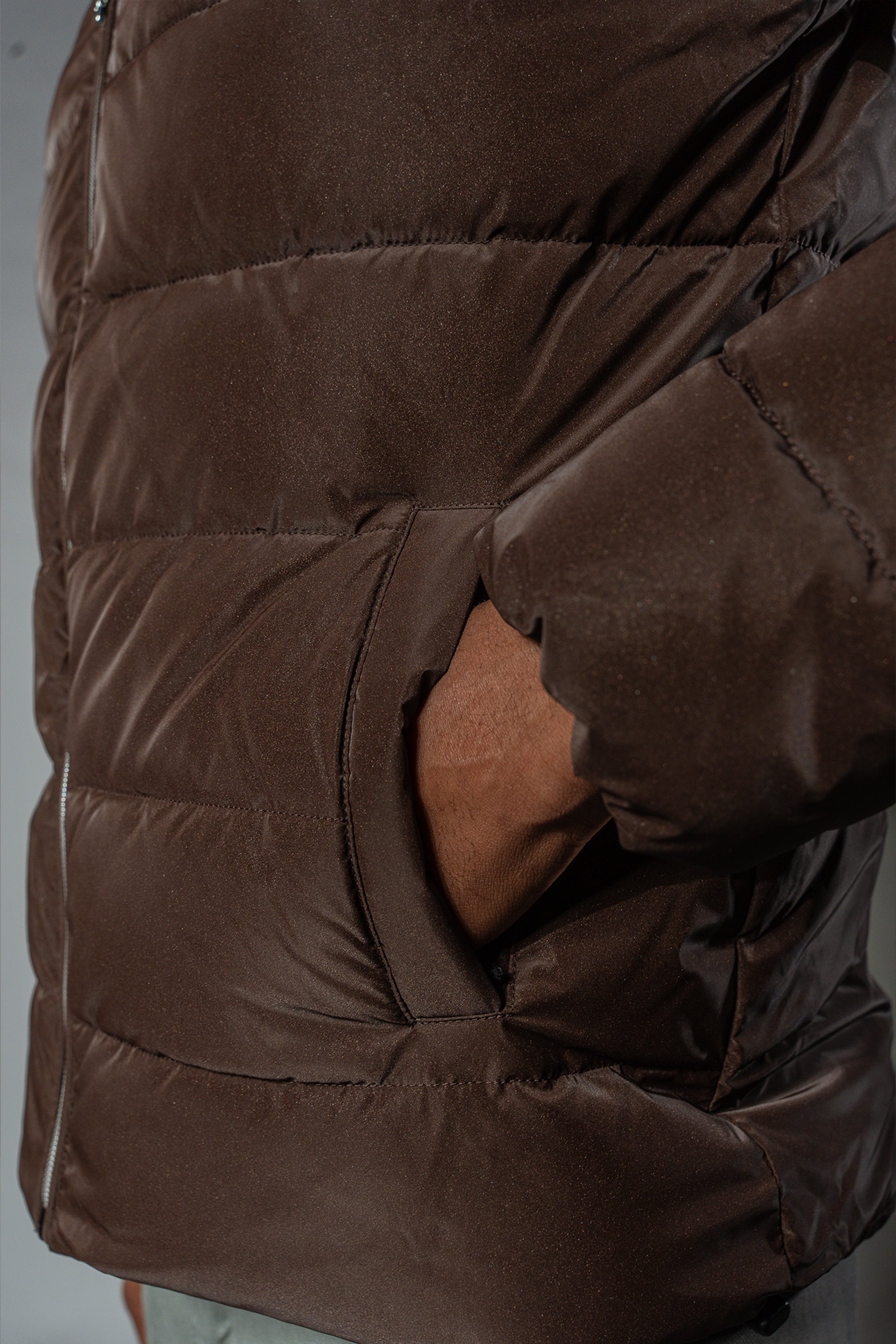Men's Medium Weight Sparrow Coat - Mocha Diamond