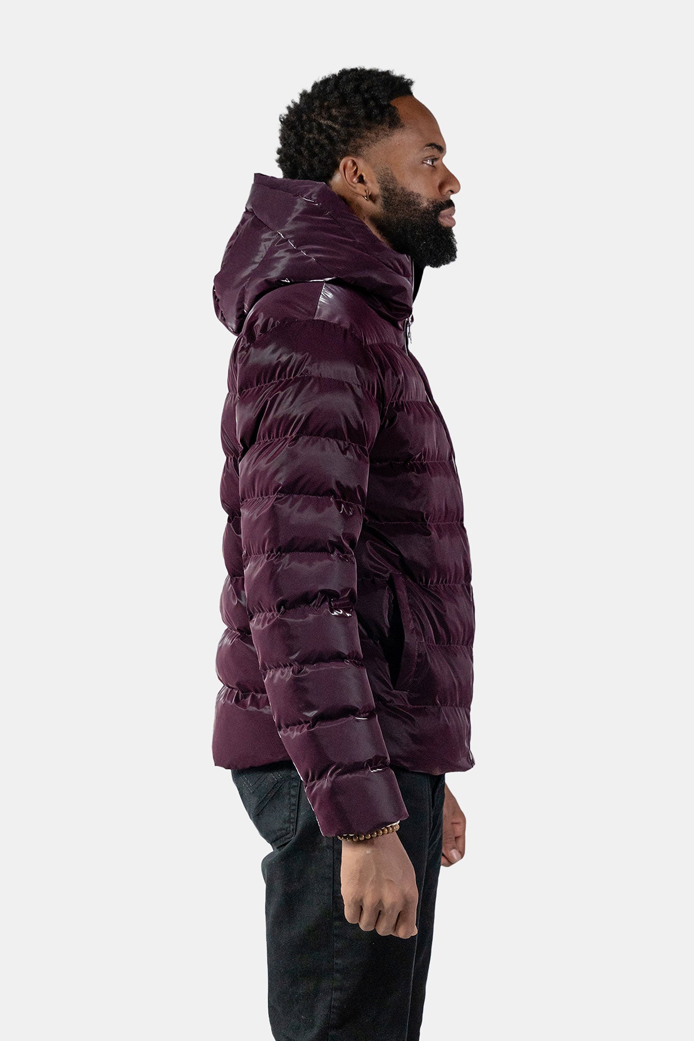 Medium Weight Plum Sparrow Coat