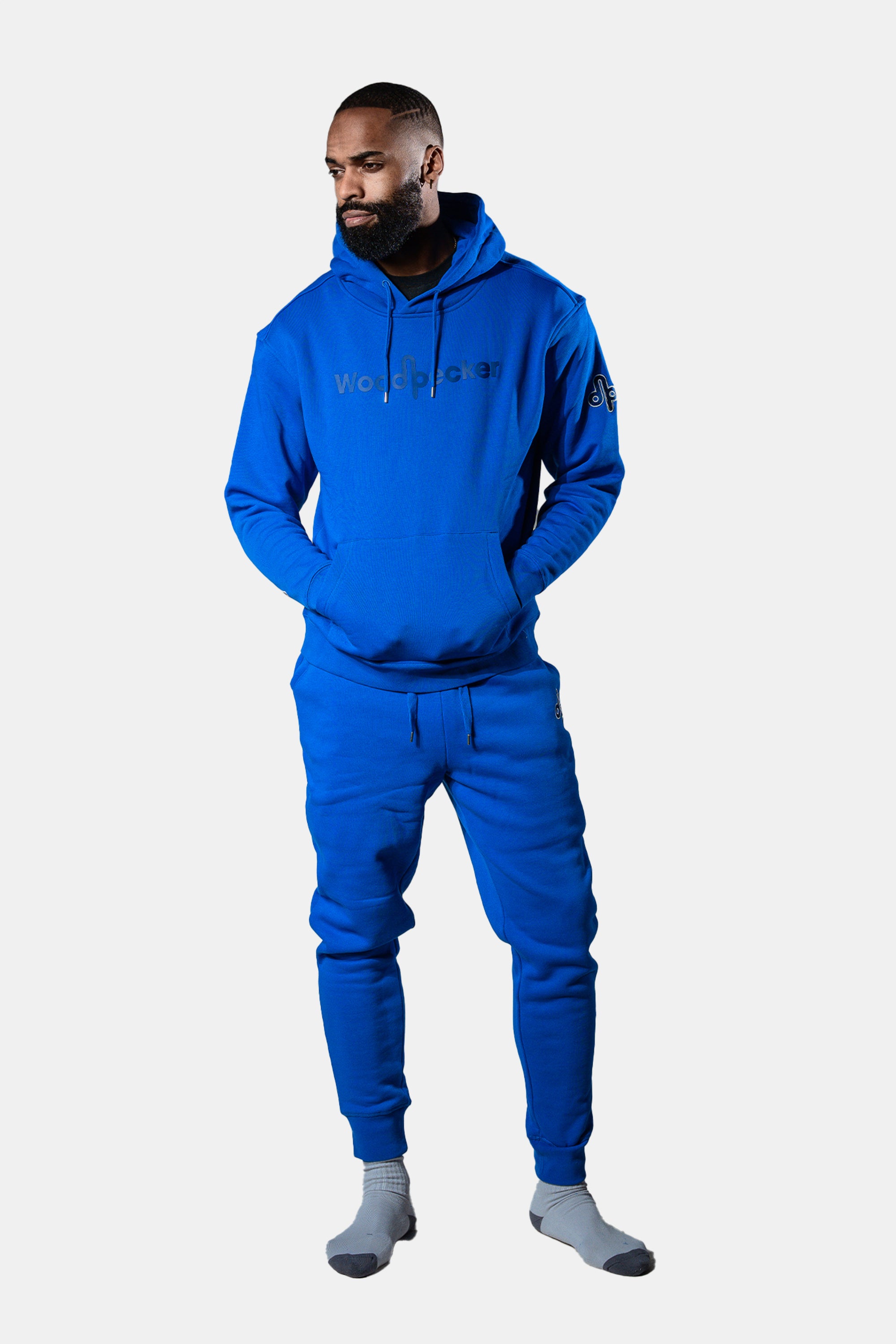 Unisex Cotton Sweatsuit - Cobalt