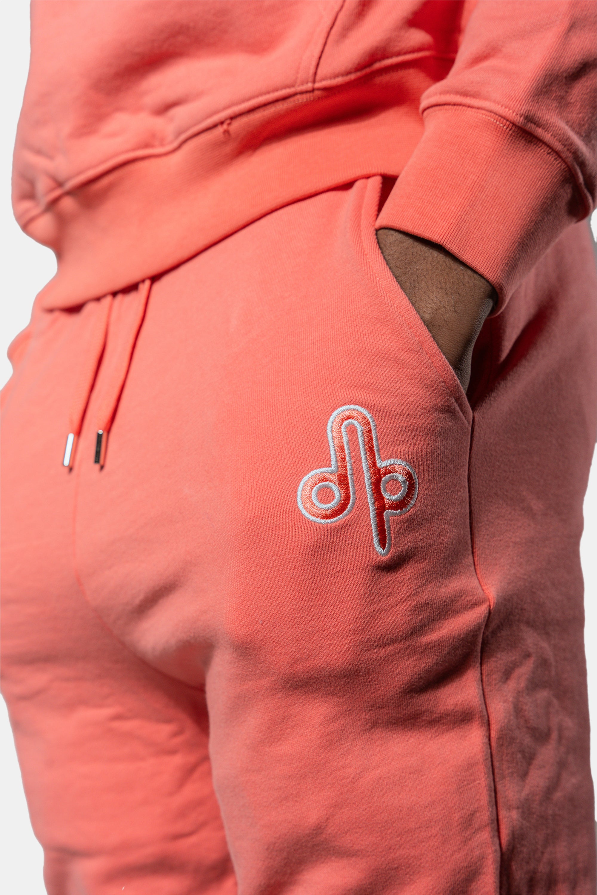 Unisex Cotton Sweatsuit - Coral