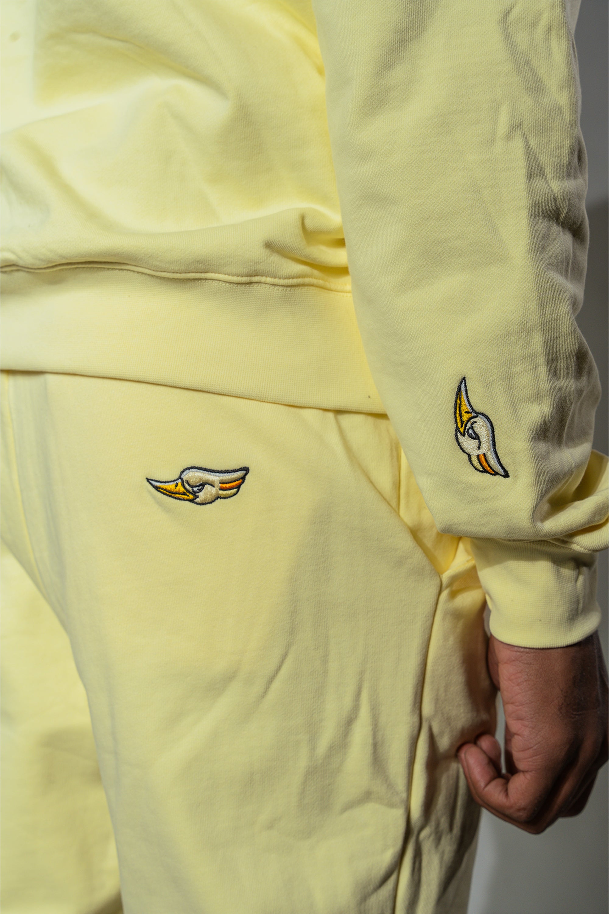 Unisex Cotton Sweatsuit - Yellow