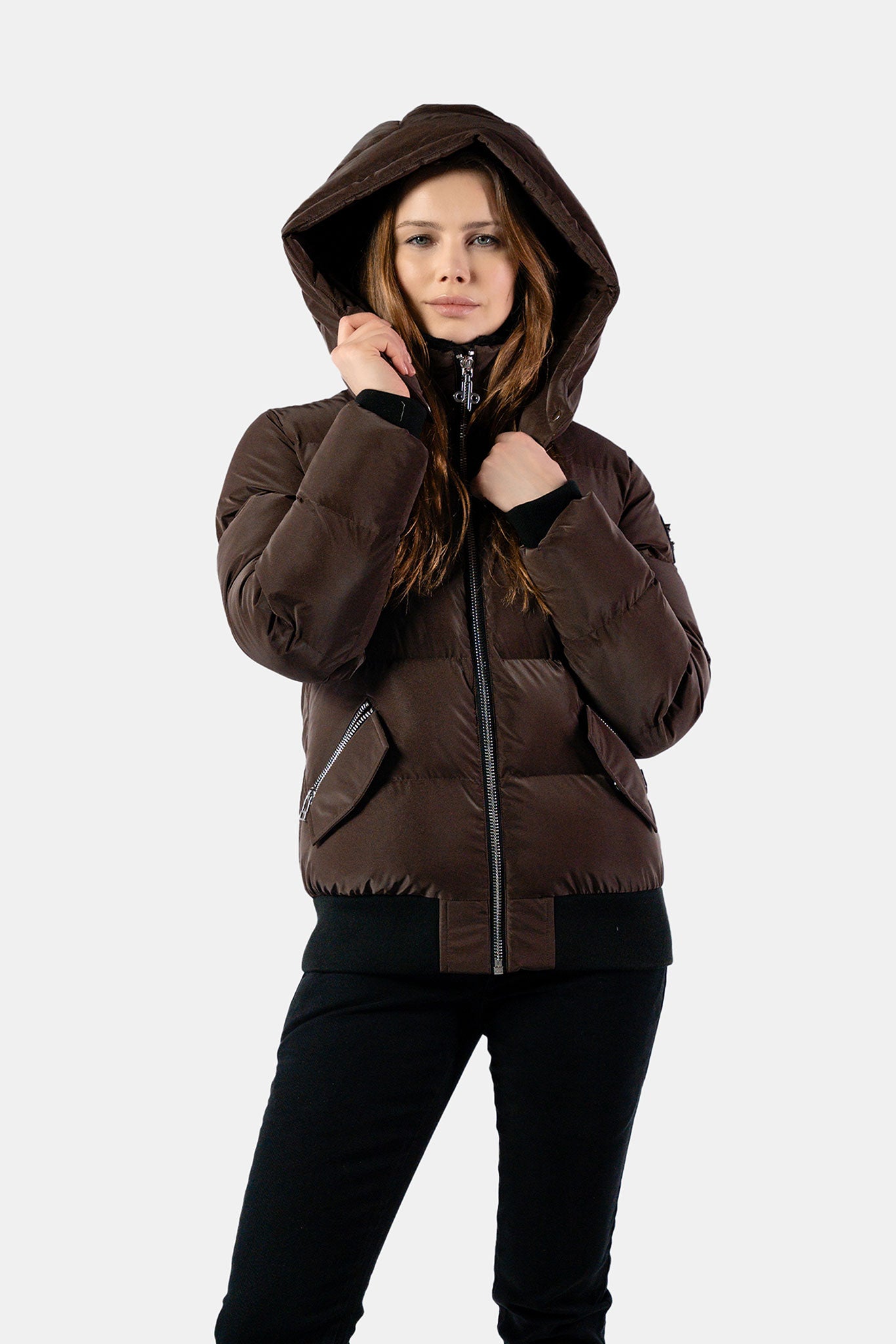 Women's Woody Bomber Jacket - Mocha Diamond