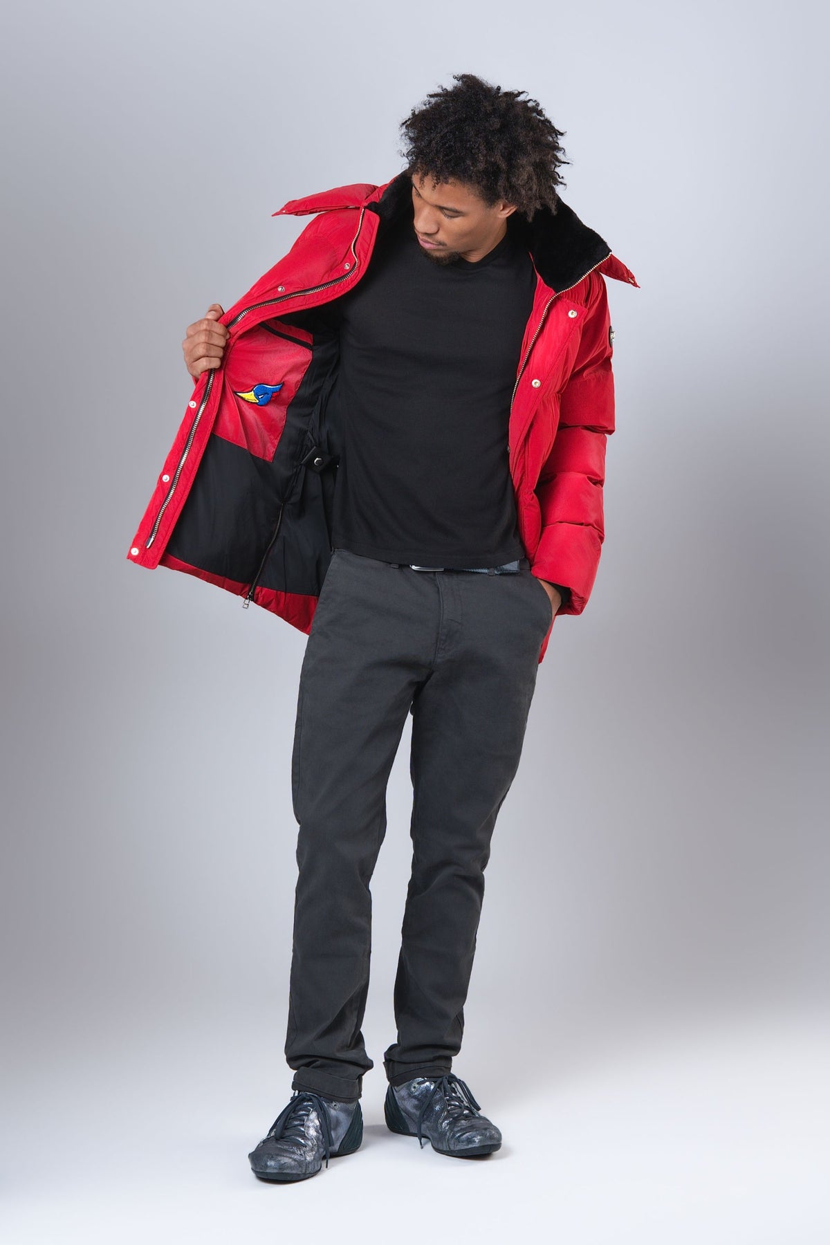 Men's Bumnester 3/4 Coat - Red Diamond