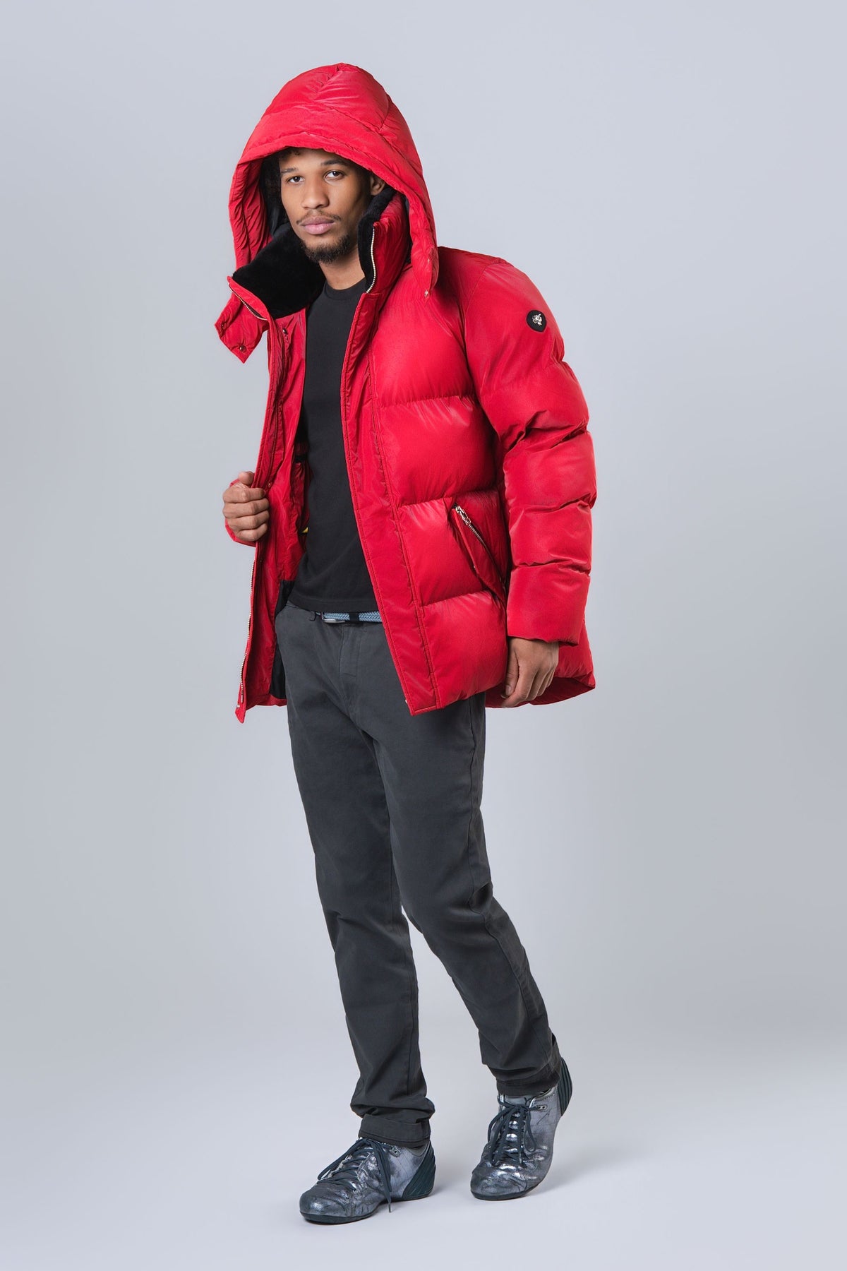 Men's Bumnester 3/4 Coat - Red Diamond