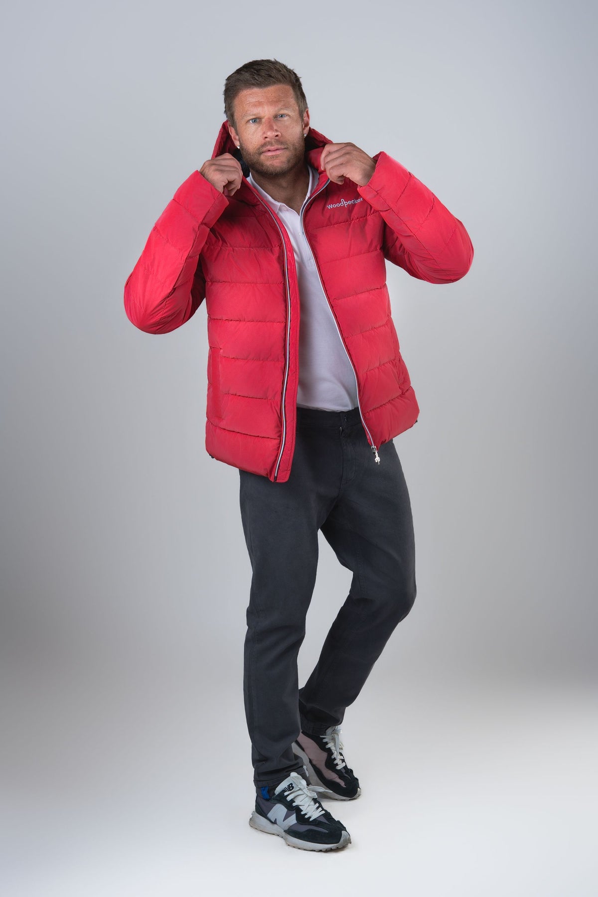 Men's Medium Weight Sparrow Coat - Red Diamond