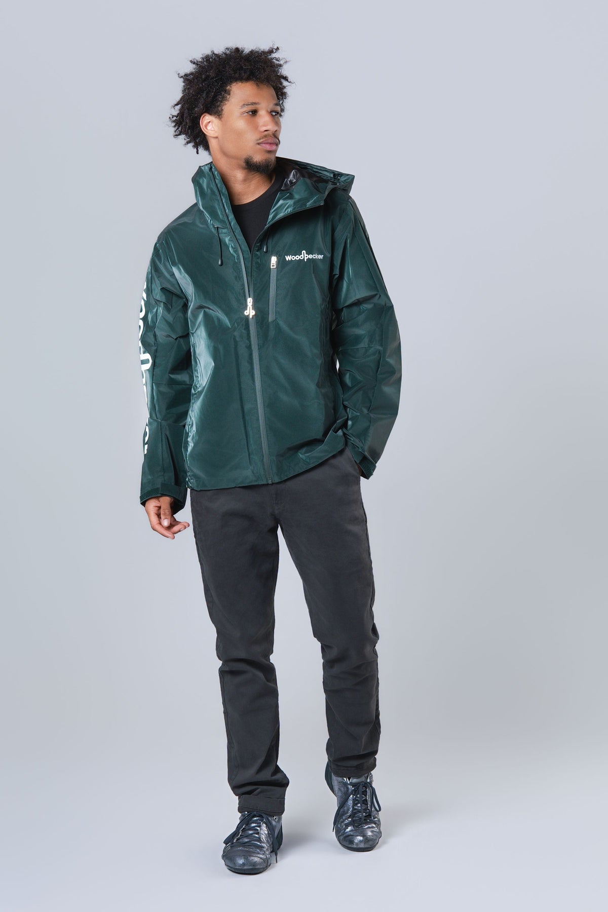 Men's Wind Shell - Green Diamond
