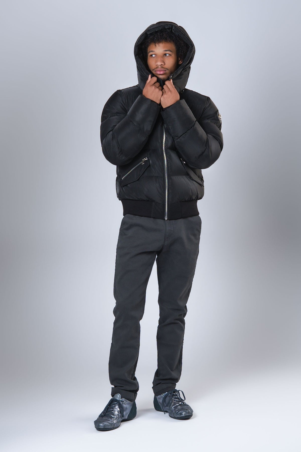 Men's Woody Bomber Jacket - Black Diamond
