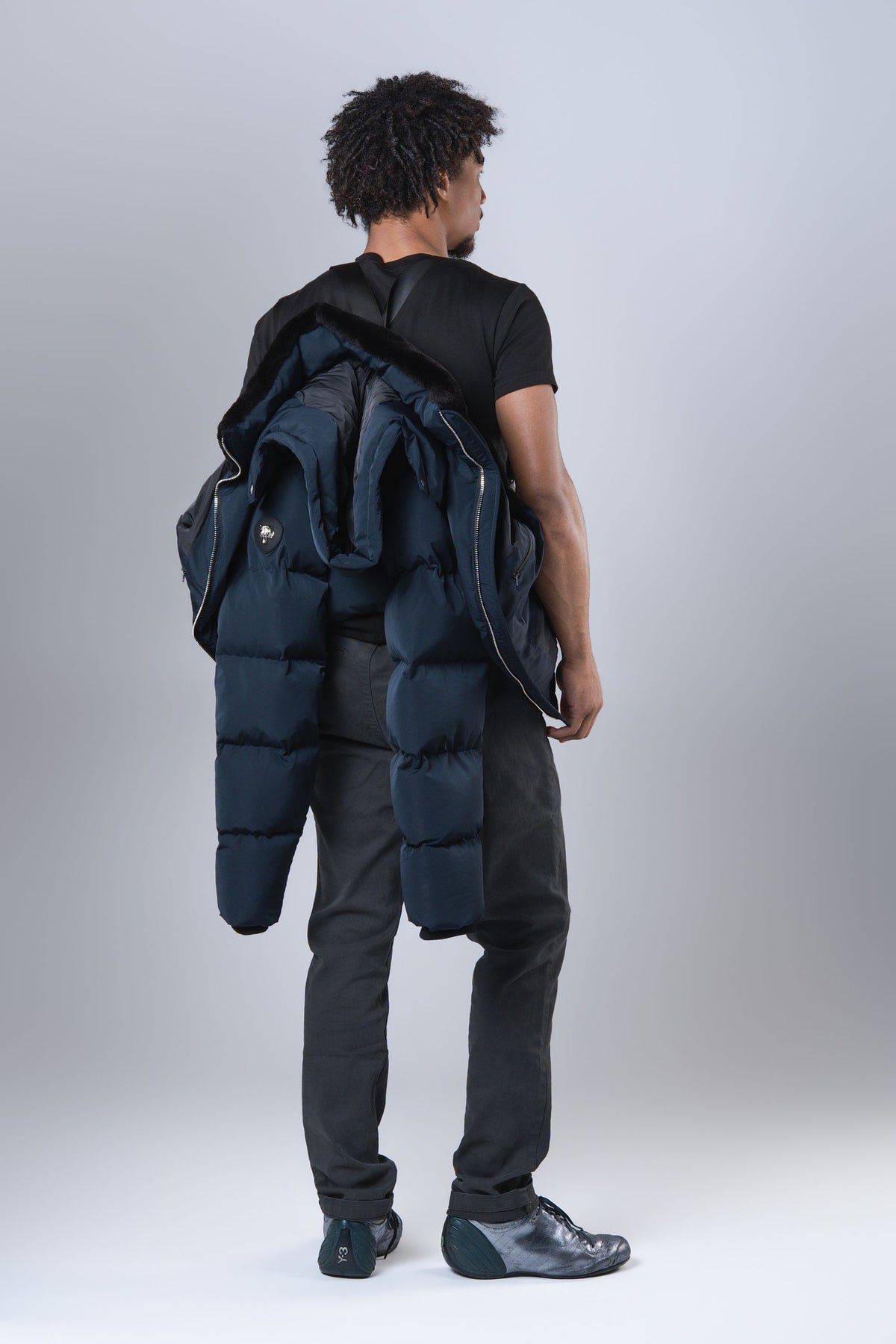 Men's Woody Bomber Jacket - Matte Navy