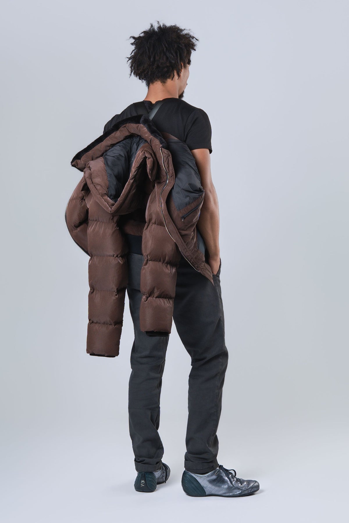 Men's Woody Bomber Jacket - Mocha Diamond
