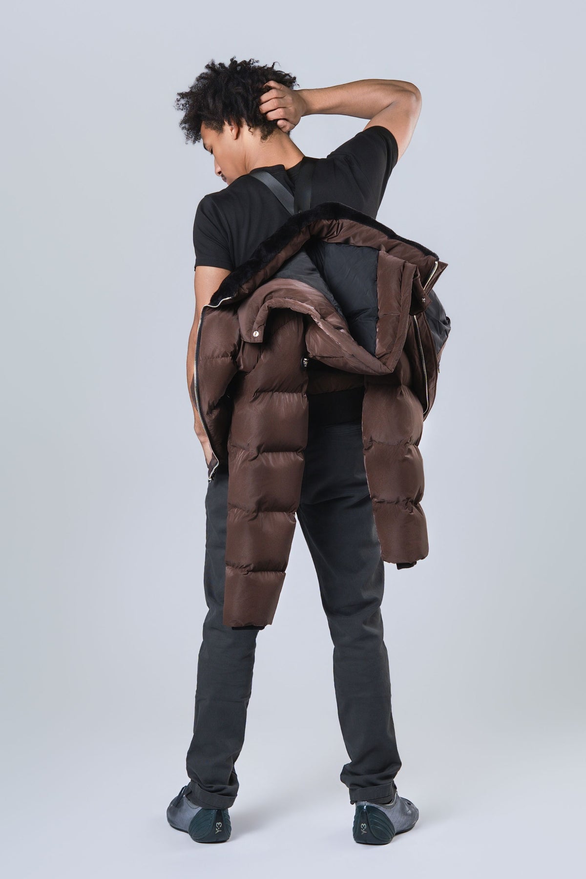 Men's Woody Bomber Jacket - Mocha Diamond