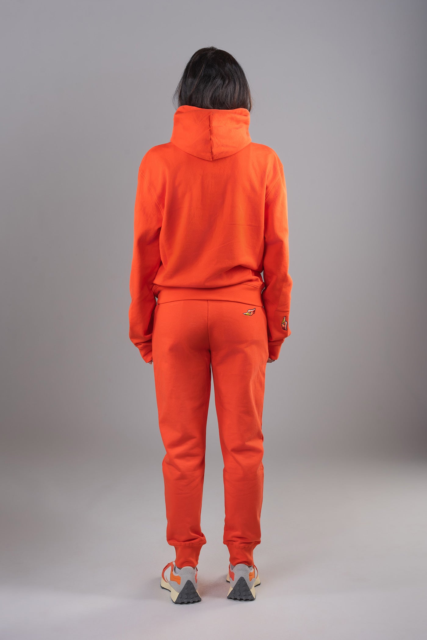 Unisex Cotton Sweatsuit - Blood Orange