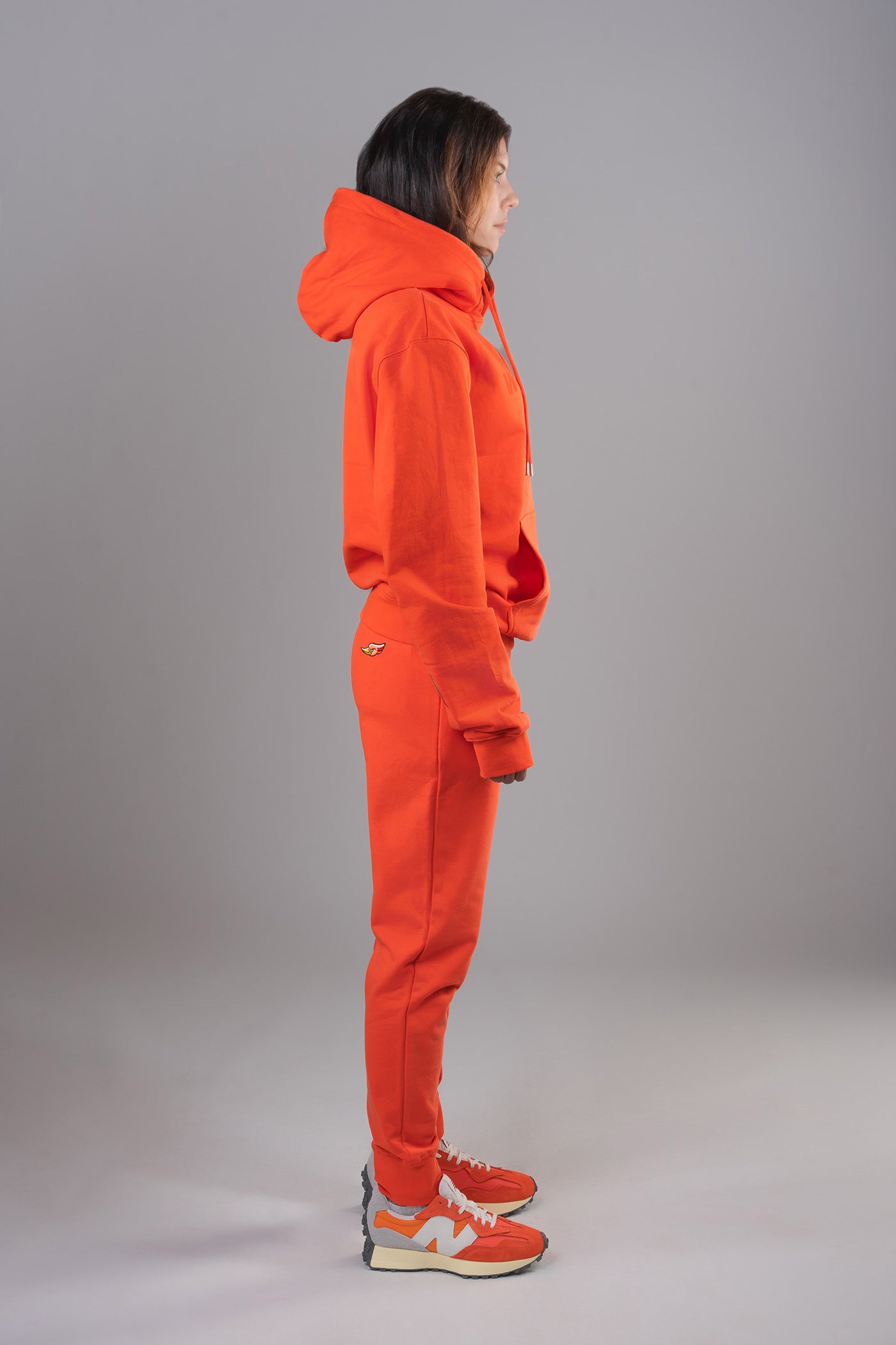 Unisex Cotton Sweatsuit - Blood Orange