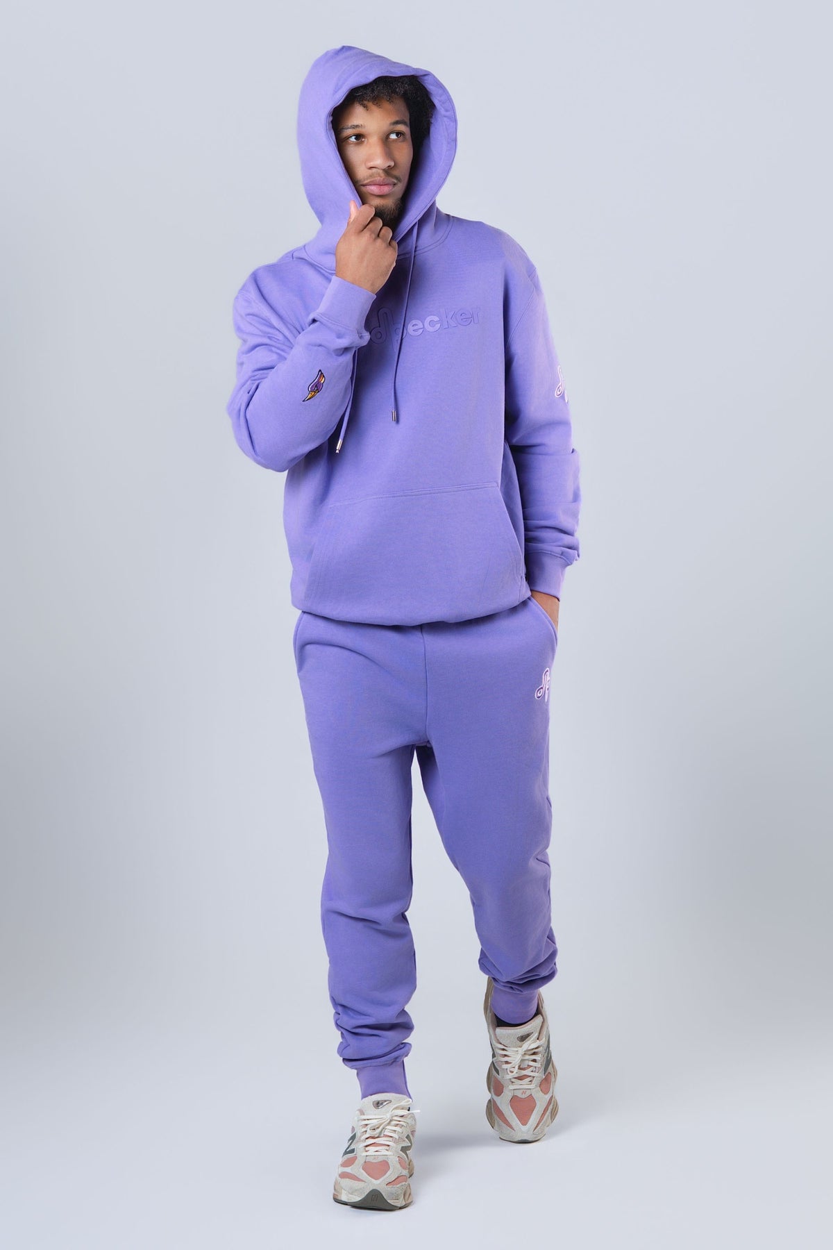 Unisex Cotton Sweatsuit - Purple