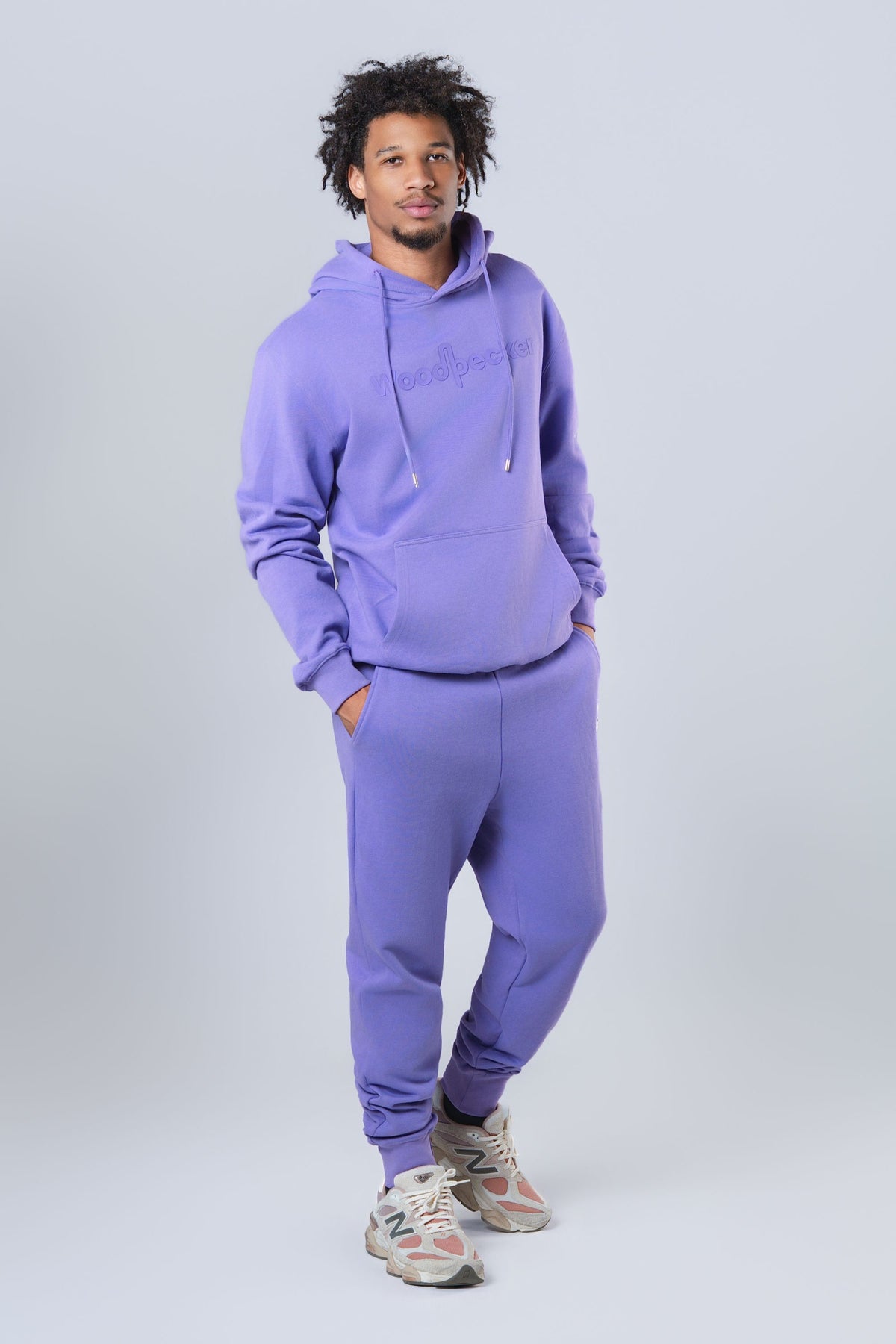Unisex Cotton Sweatsuit - Purple