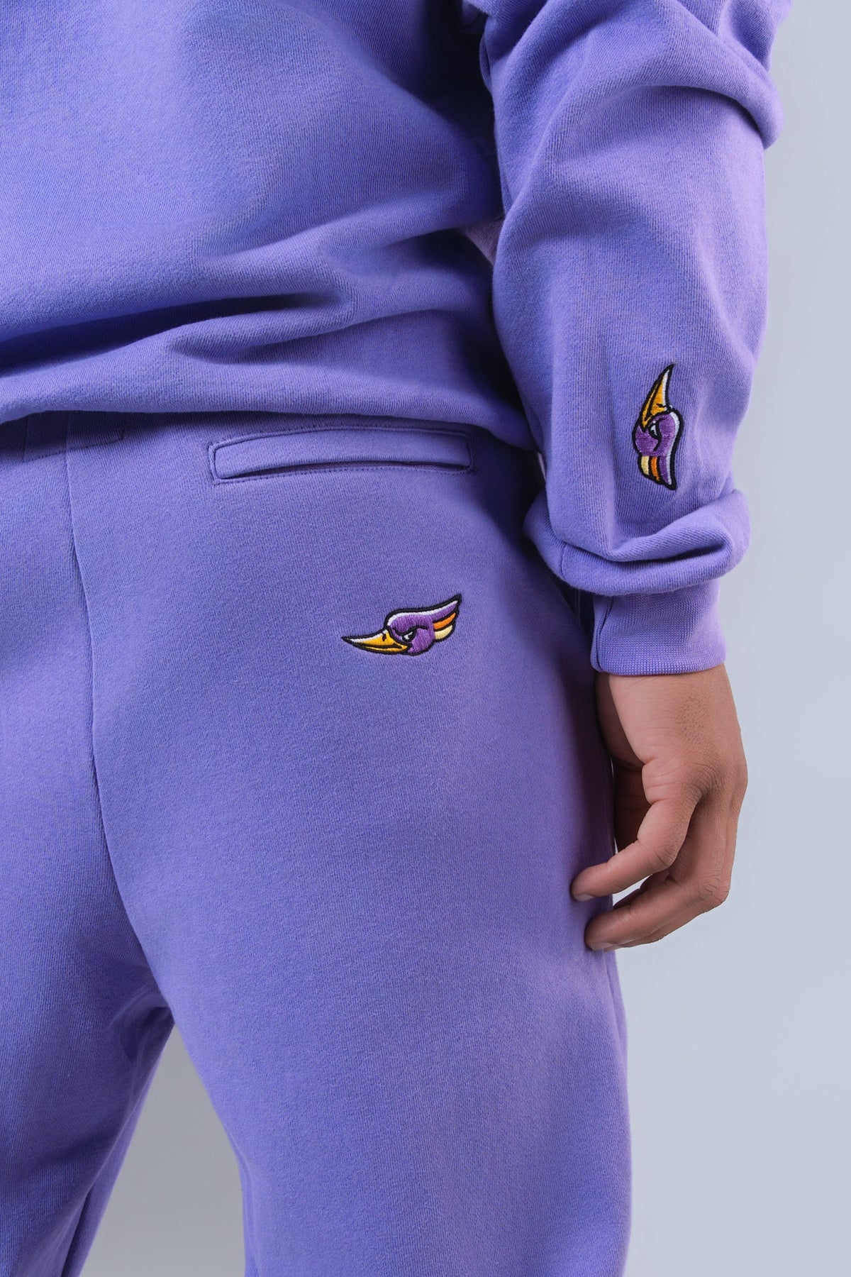 Unisex Cotton Sweatsuit - Purple