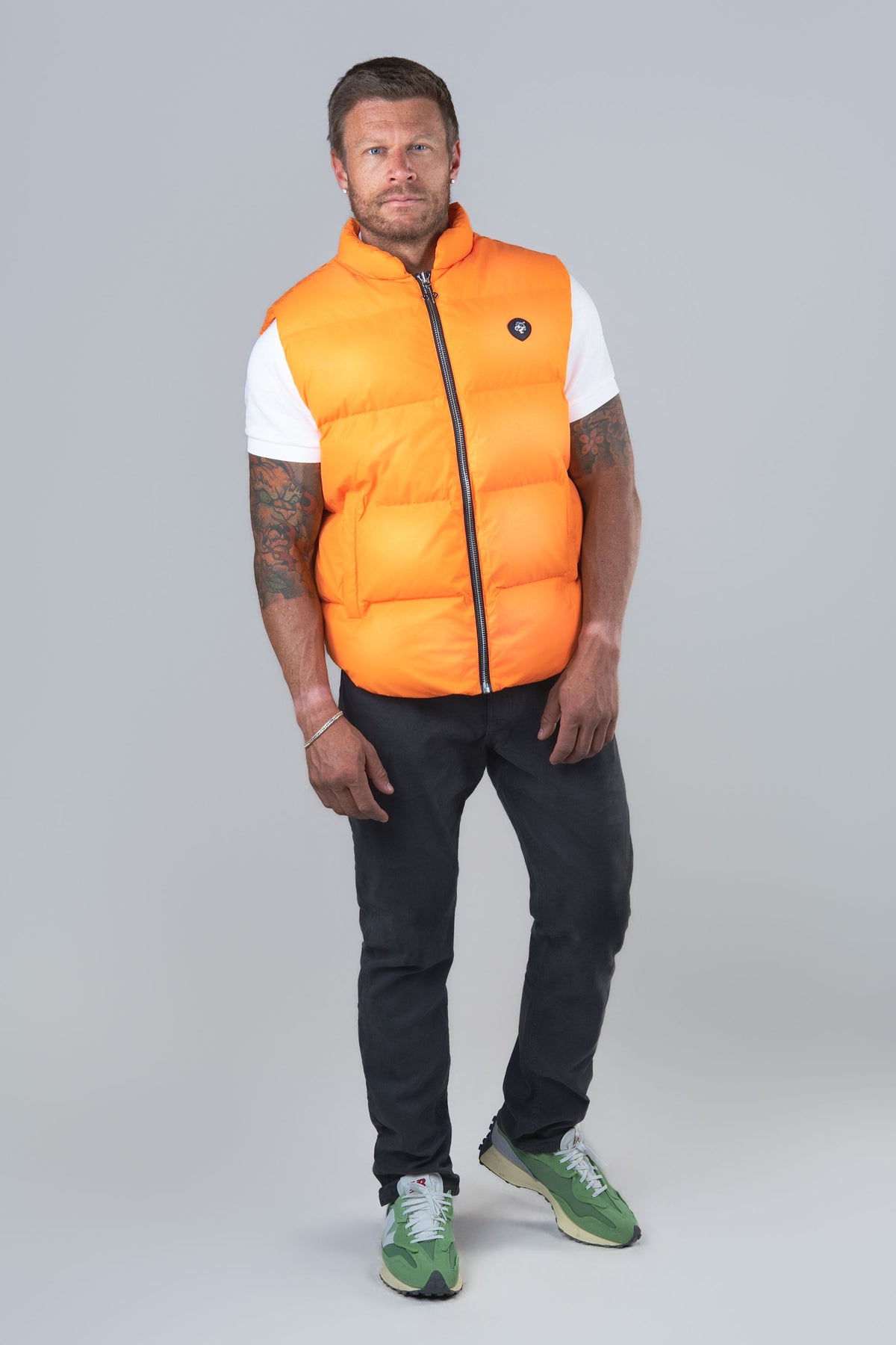 Unisex Vest - Orange Diamond