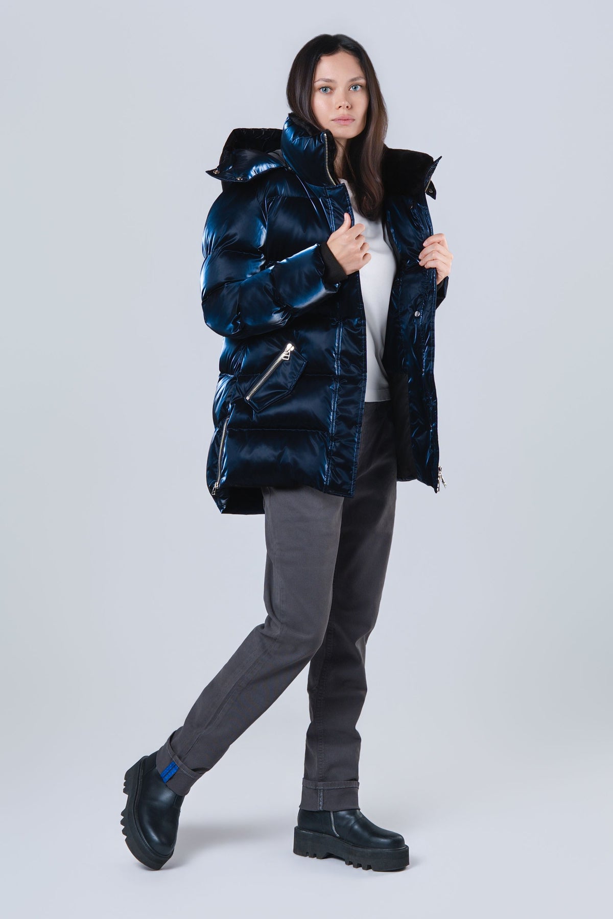 Women's Bumnester 3/4 Coat - All Wet Navy
