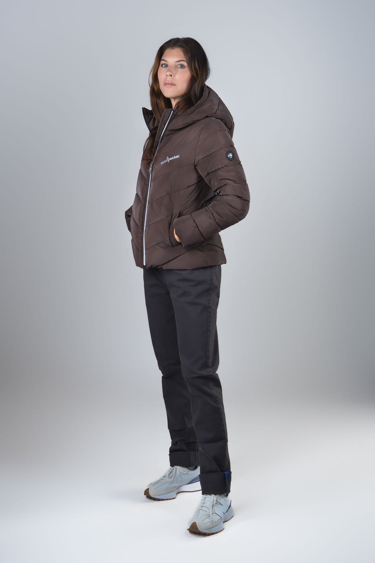 Women's Medium Weight Robin Coat - Mocha Diamond