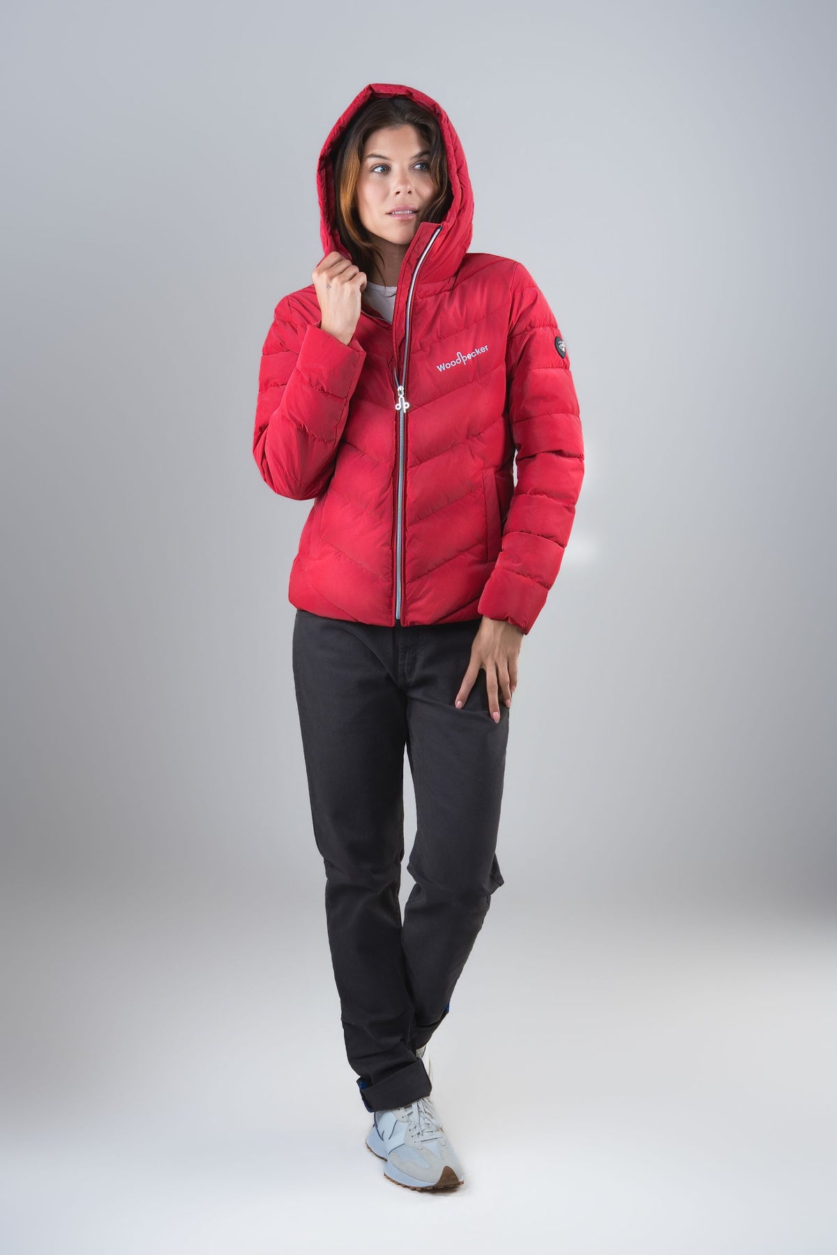 Women's Medium Weight Robin Coat - Red Diamond