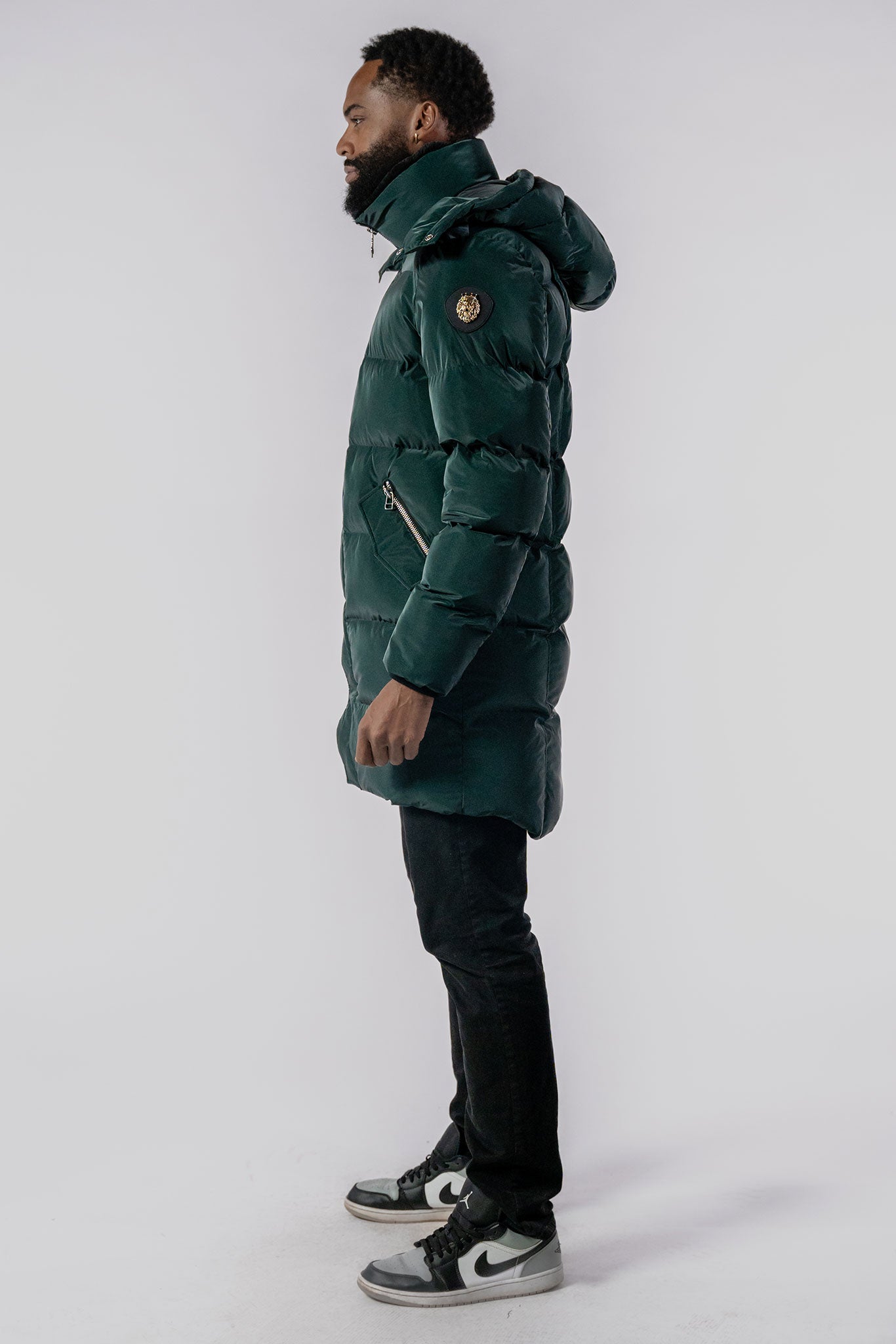 Men's Penguin Long Coat - Jamaica Special Edition - Green Diamond