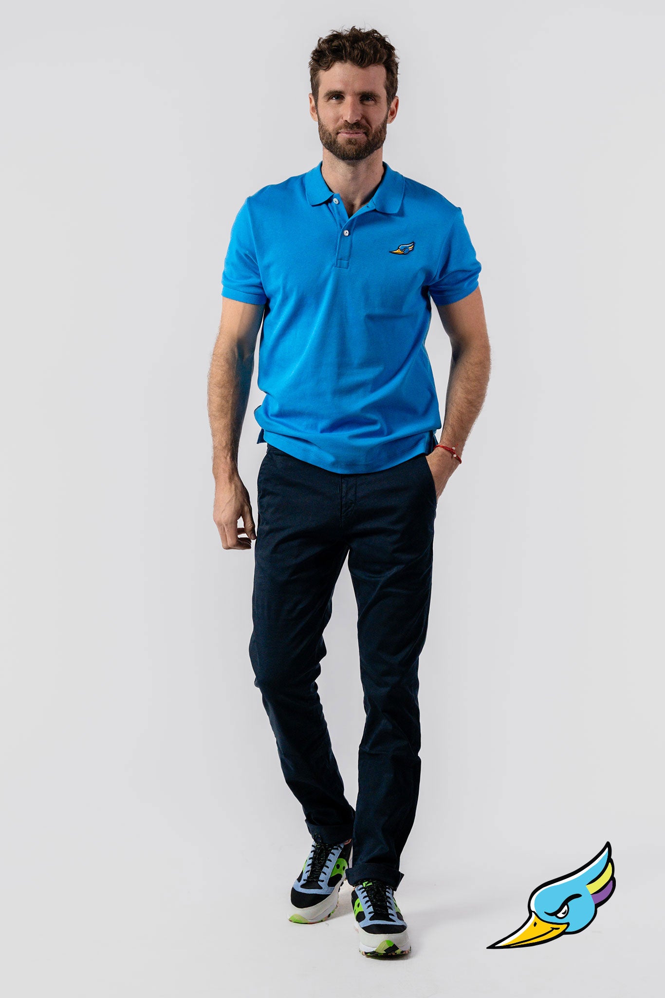 Men's Polo Shirt - Blue