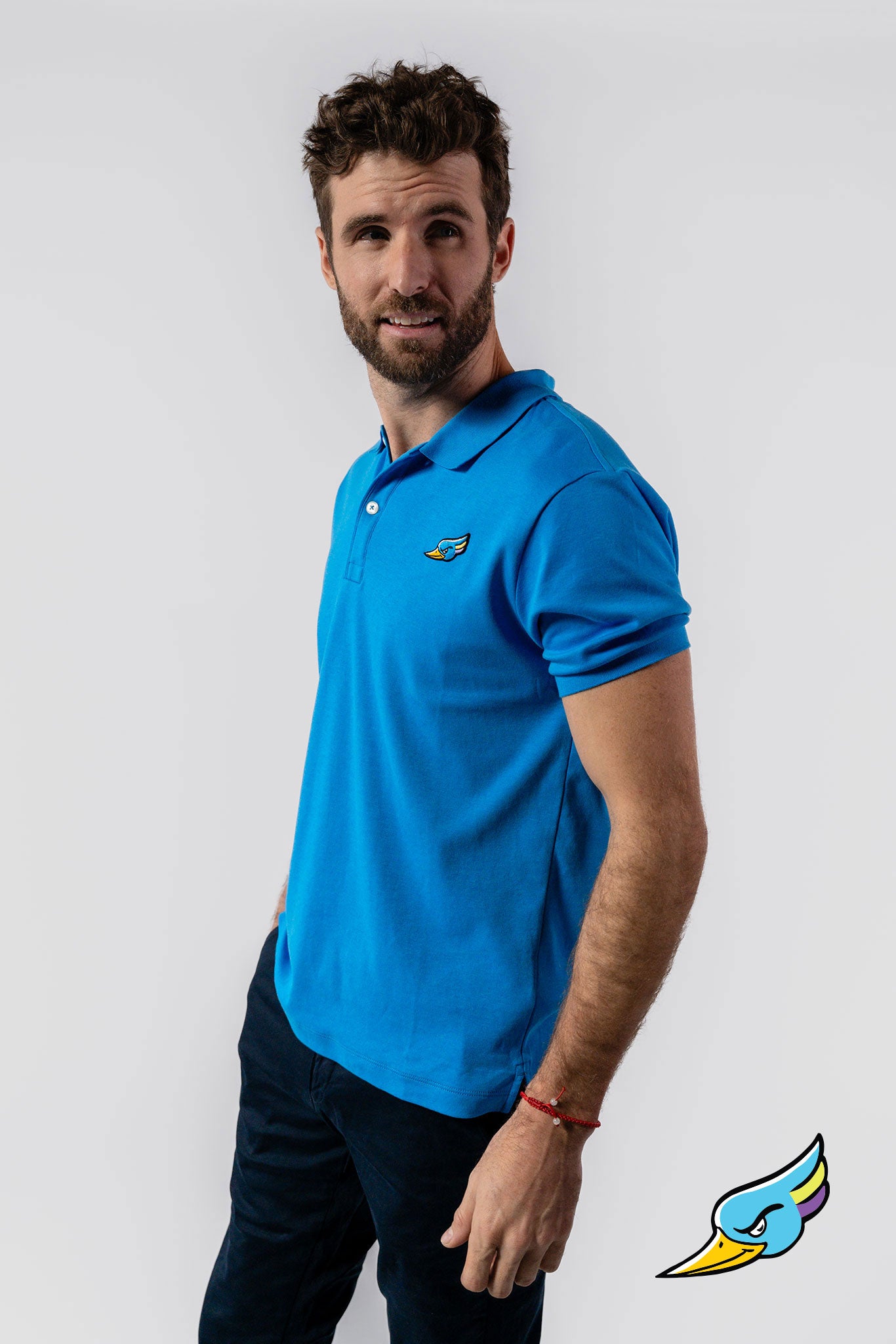 Men's Polo Shirt - Blue