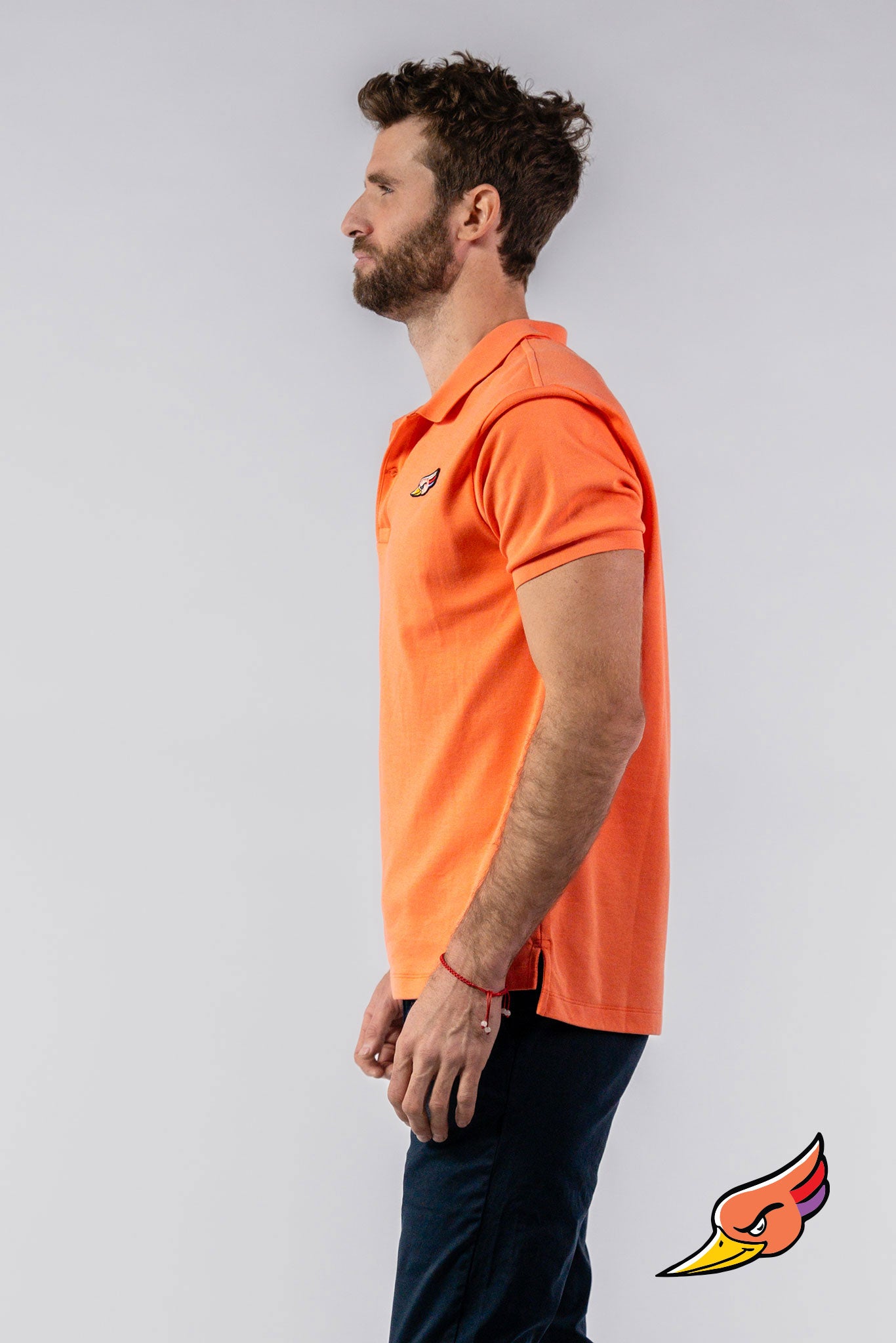 Men's Polo Shirt - Coral