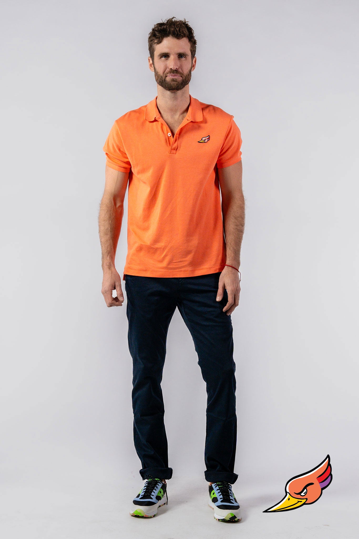 Men's Polo Shirt - Coral