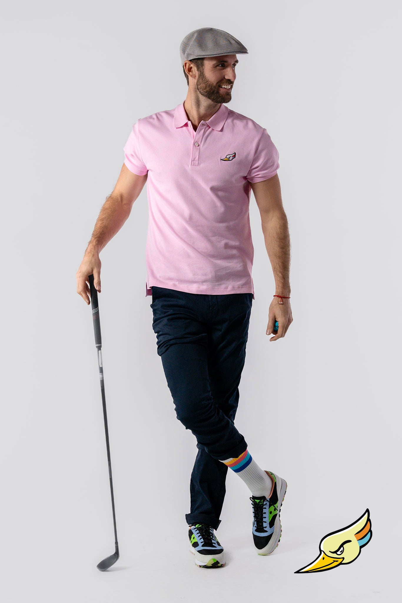 Men's Polo Shirt - Pink