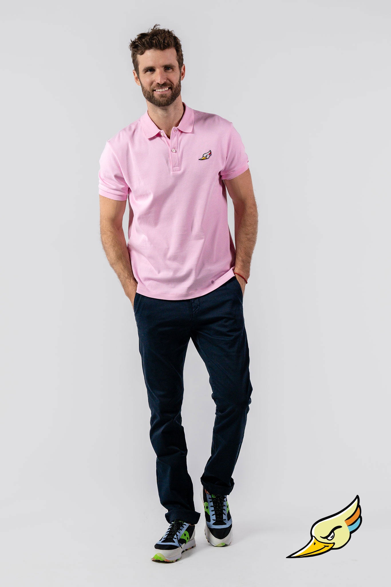 Men's Polo Shirt - Pink