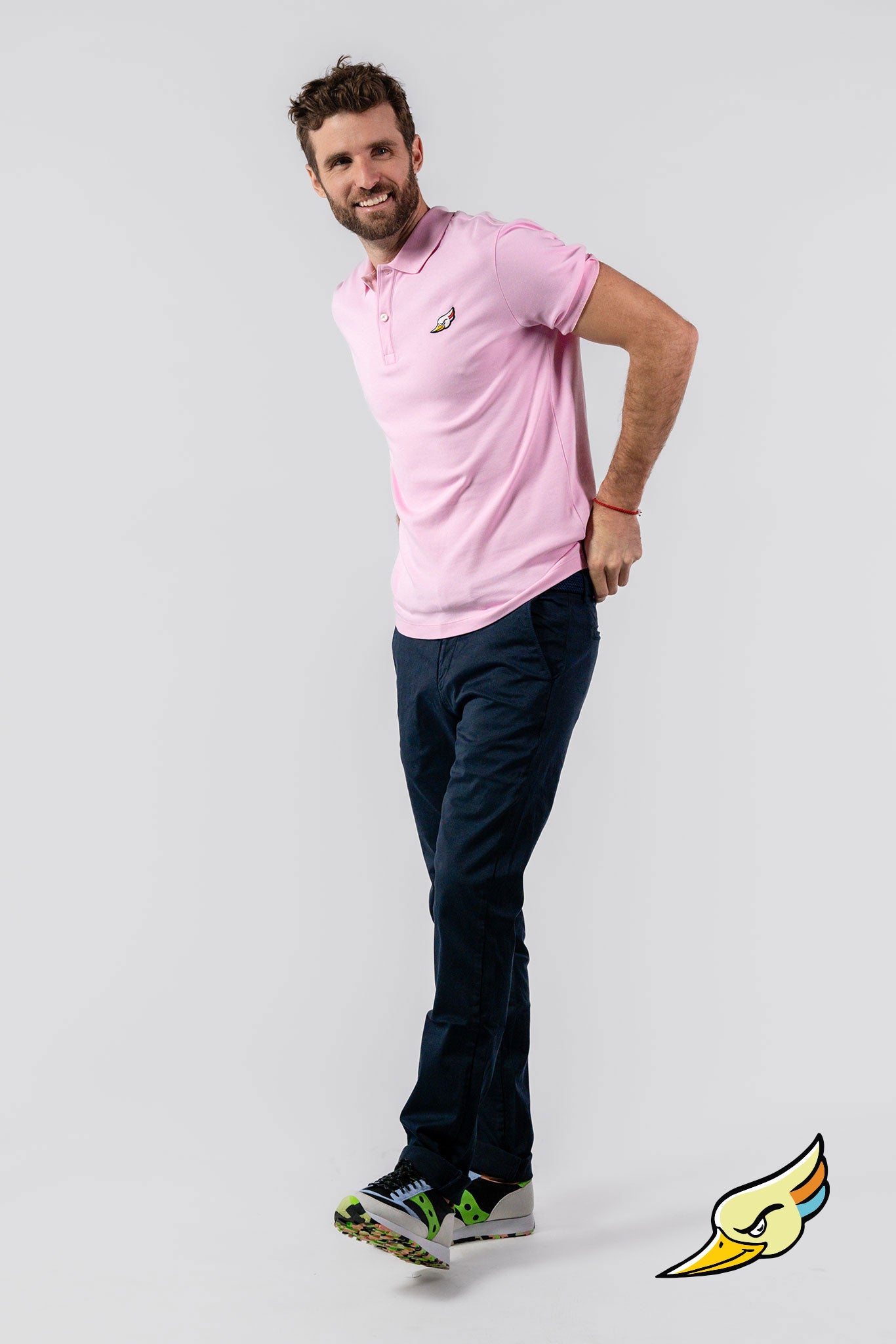 Men's Polo Shirt - Pink