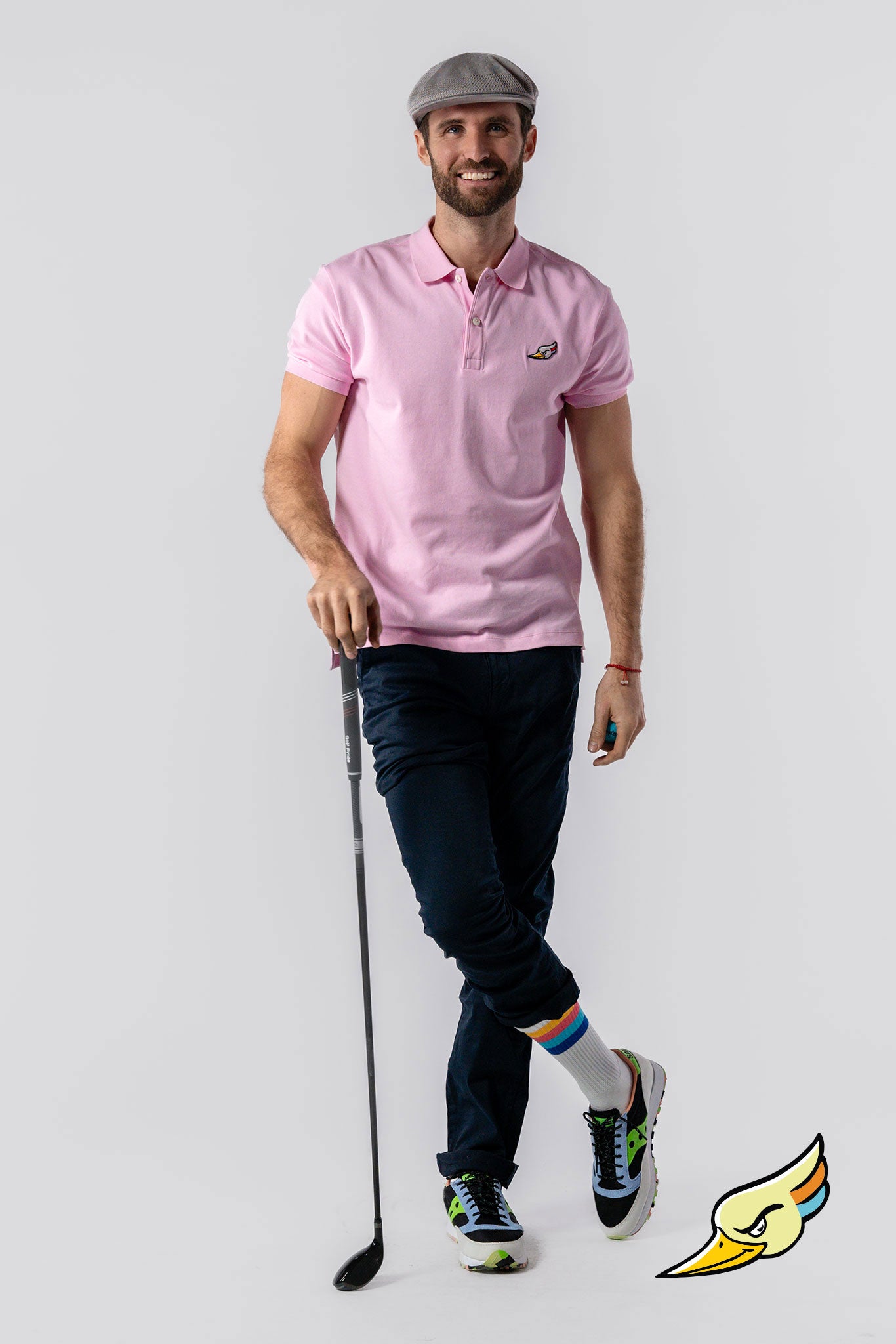 Men's Polo Shirt - Pink