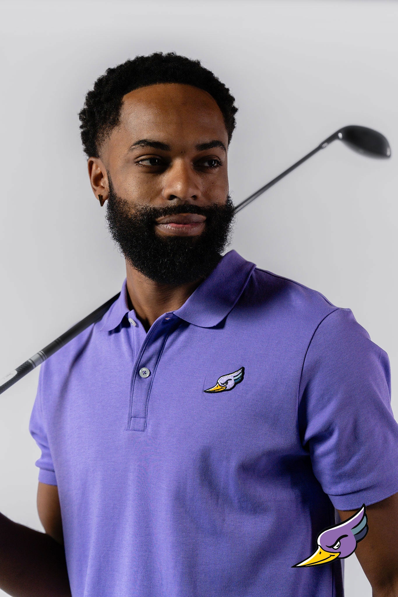 Men's Polo Shirt - Violet