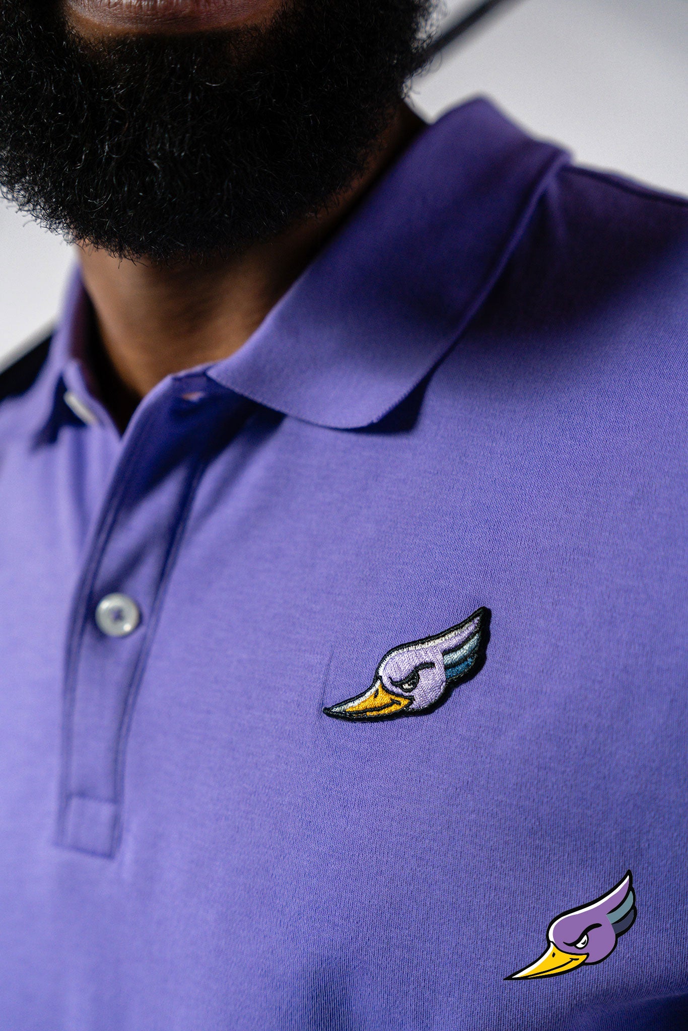 Men's Polo Shirt - Violet
