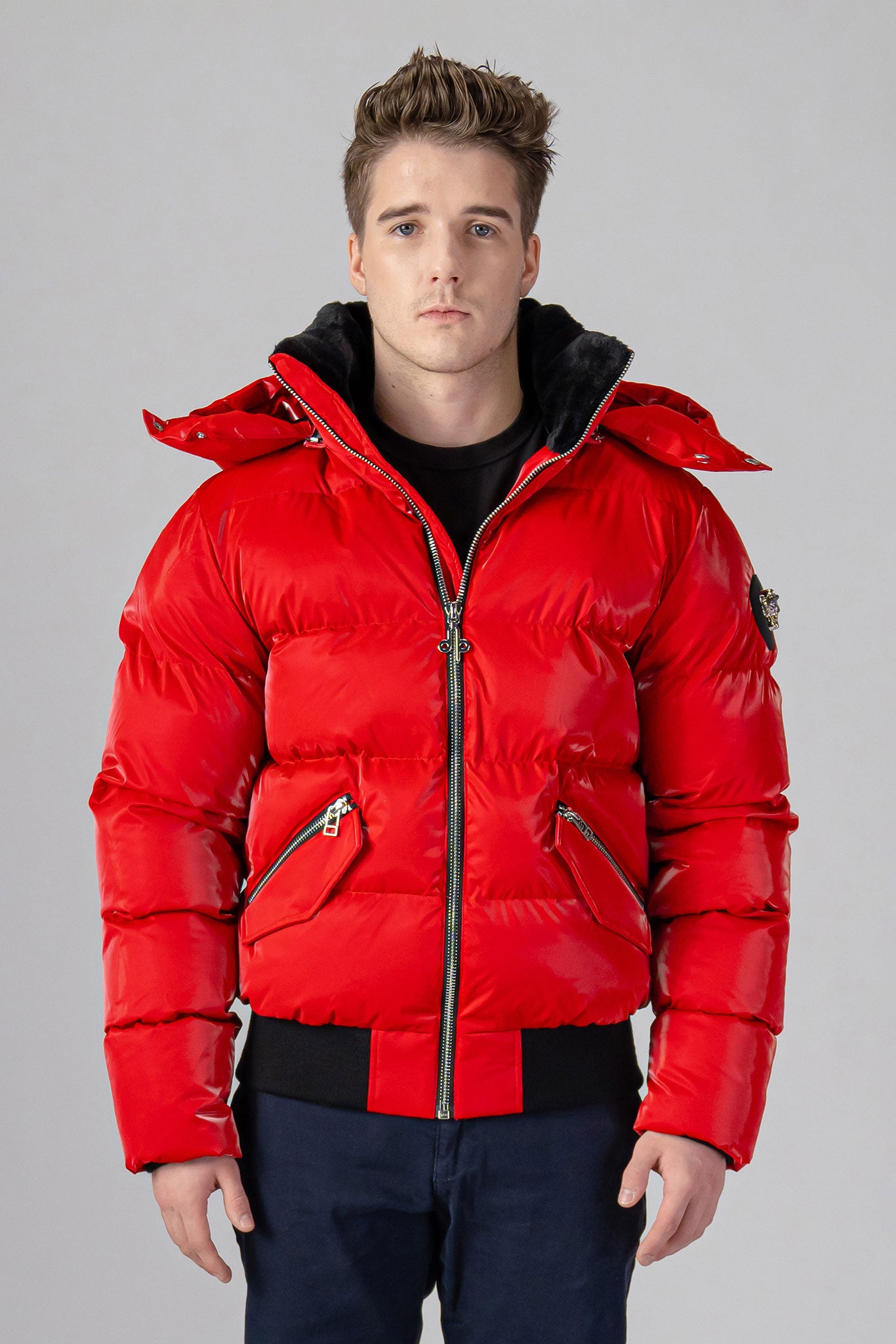 Woody Bomber Red Jacket