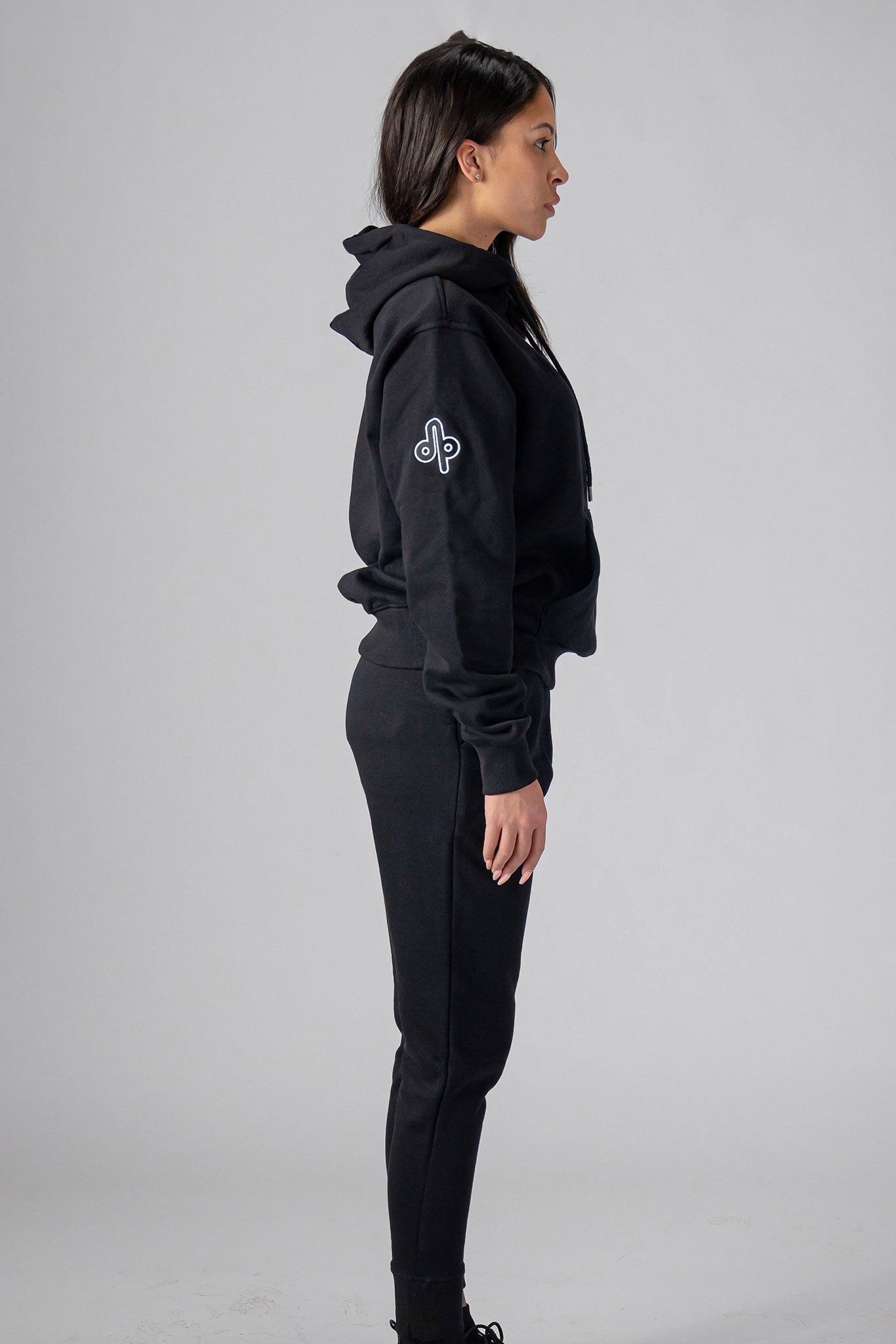 Woodpecker Unisex Cotton Sweatsuit, Black Colour, Woodpecker, Coat, Moose, Knuckles, Canada, Goose, Mackage, Montcler, Will, Poho, Willbird, Nic, Bayley. Super cozy casual for home or activewear.