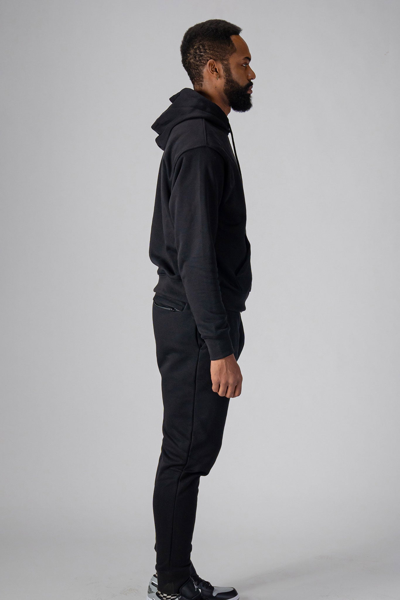 Woodpecker Unisex Cotton Sweatsuit, Black Colour, Woodpecker, Coat, Moose, Knuckles, Canada, Goose, Mackage, Montcler, Will, Poho, Willbird, Nic, Bayley. Super cozy casual for home or activewear.