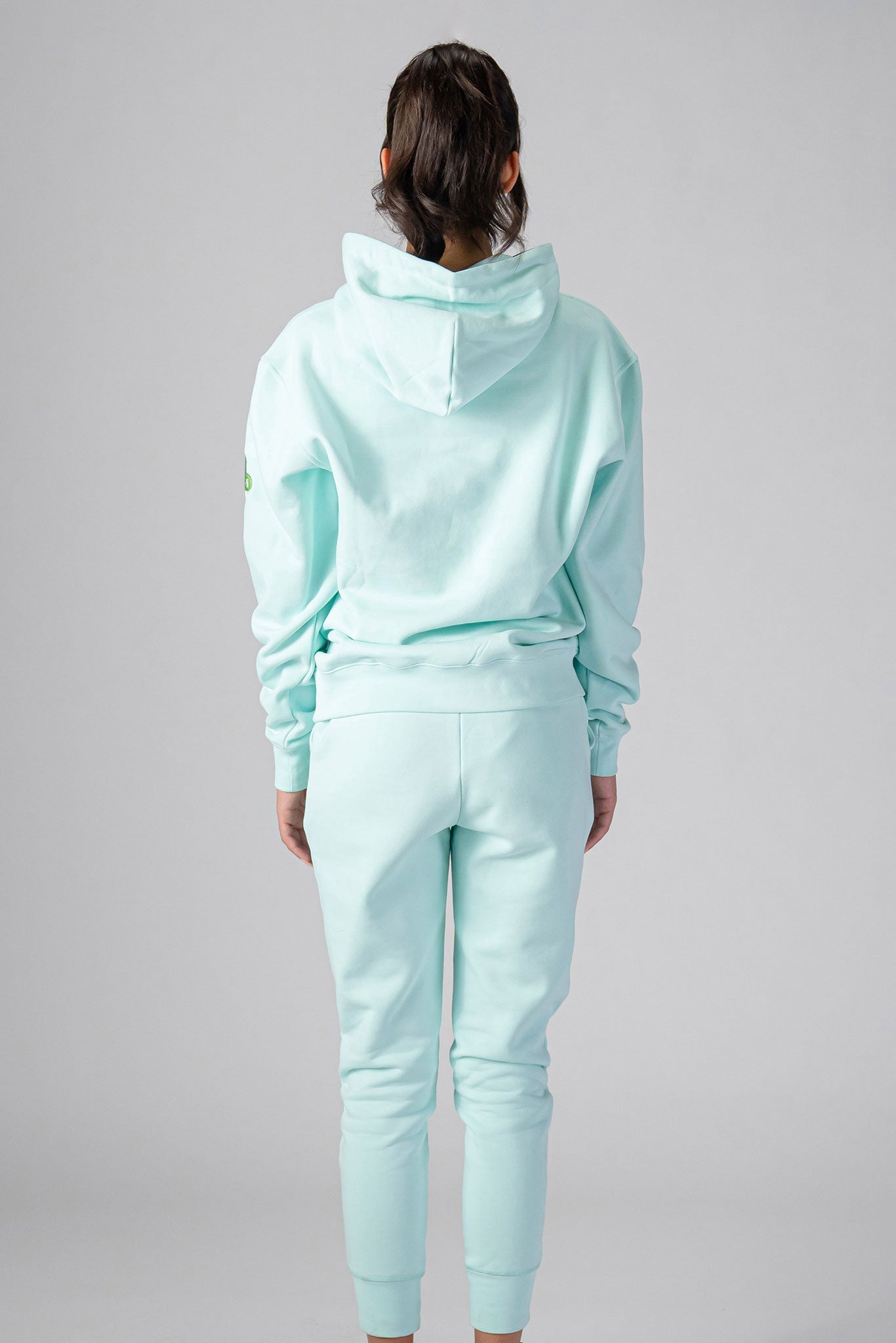 Woodpecker Unisex Cotton Sweatsuit, Mint Colour, Woodpecker, Coat, Moose, Knuckles, Canada, Goose, Mackage, Montcler, Will, Poho, Willbird, Nic, Bayley. Super cozy casual for home or activewear.