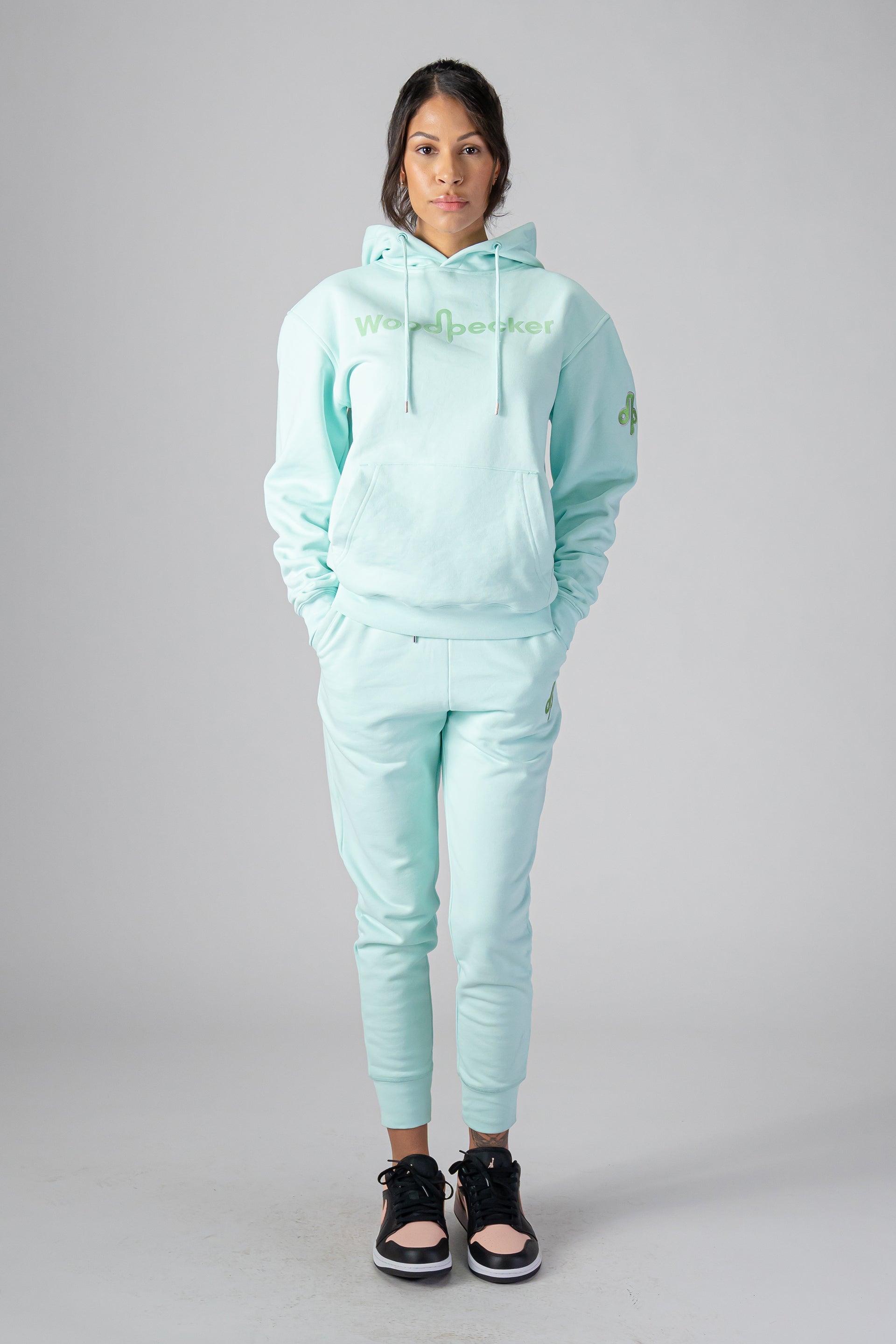 Woodpecker Unisex Cotton Sweatsuit, Mint Colour, Woodpecker, Coat, Moose, Knuckles, Canada, Goose, Mackage, Montcler, Will, Poho, Willbird, Nic, Bayley