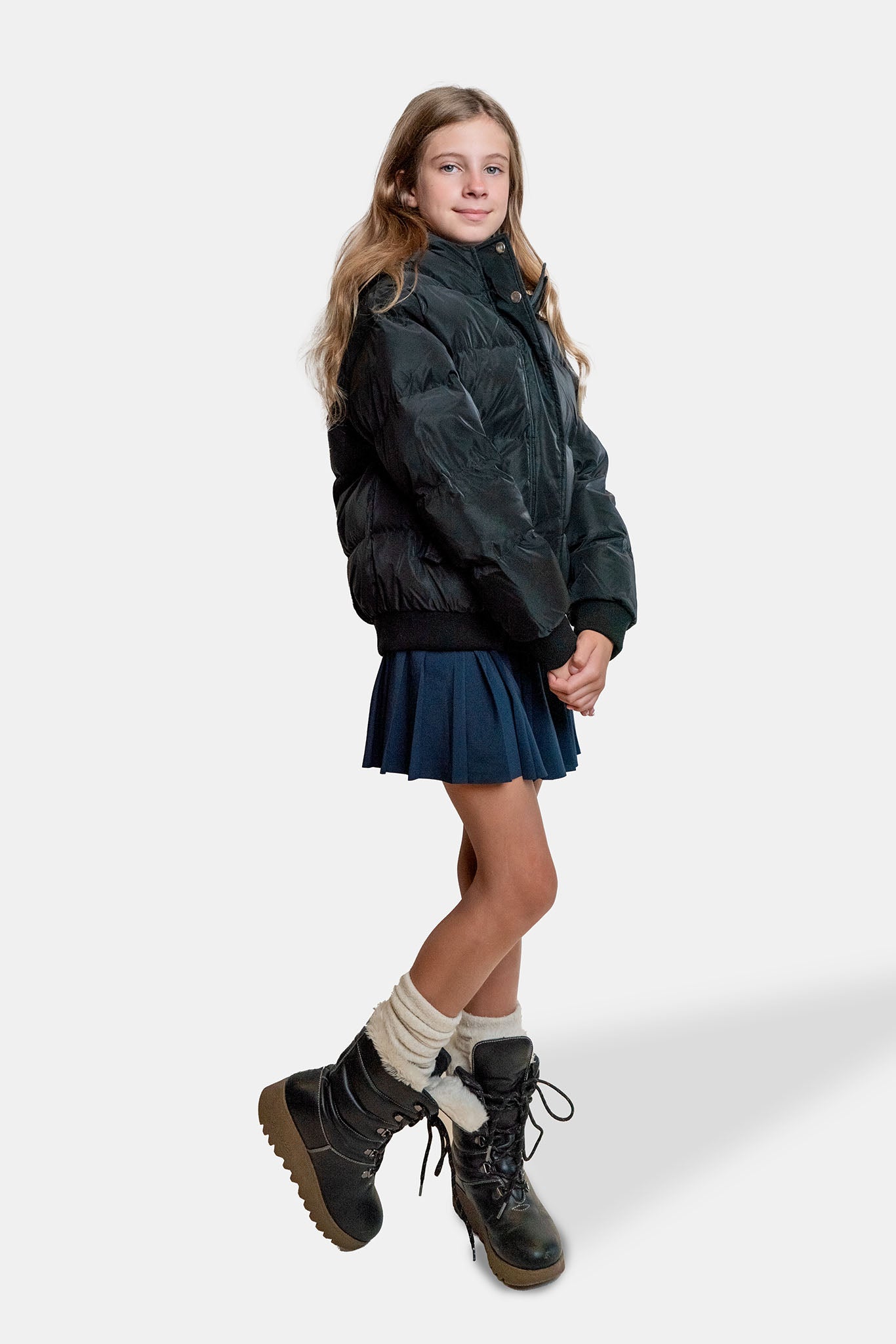 Kids' UNISEX Chickadee Coat - Black Diamond