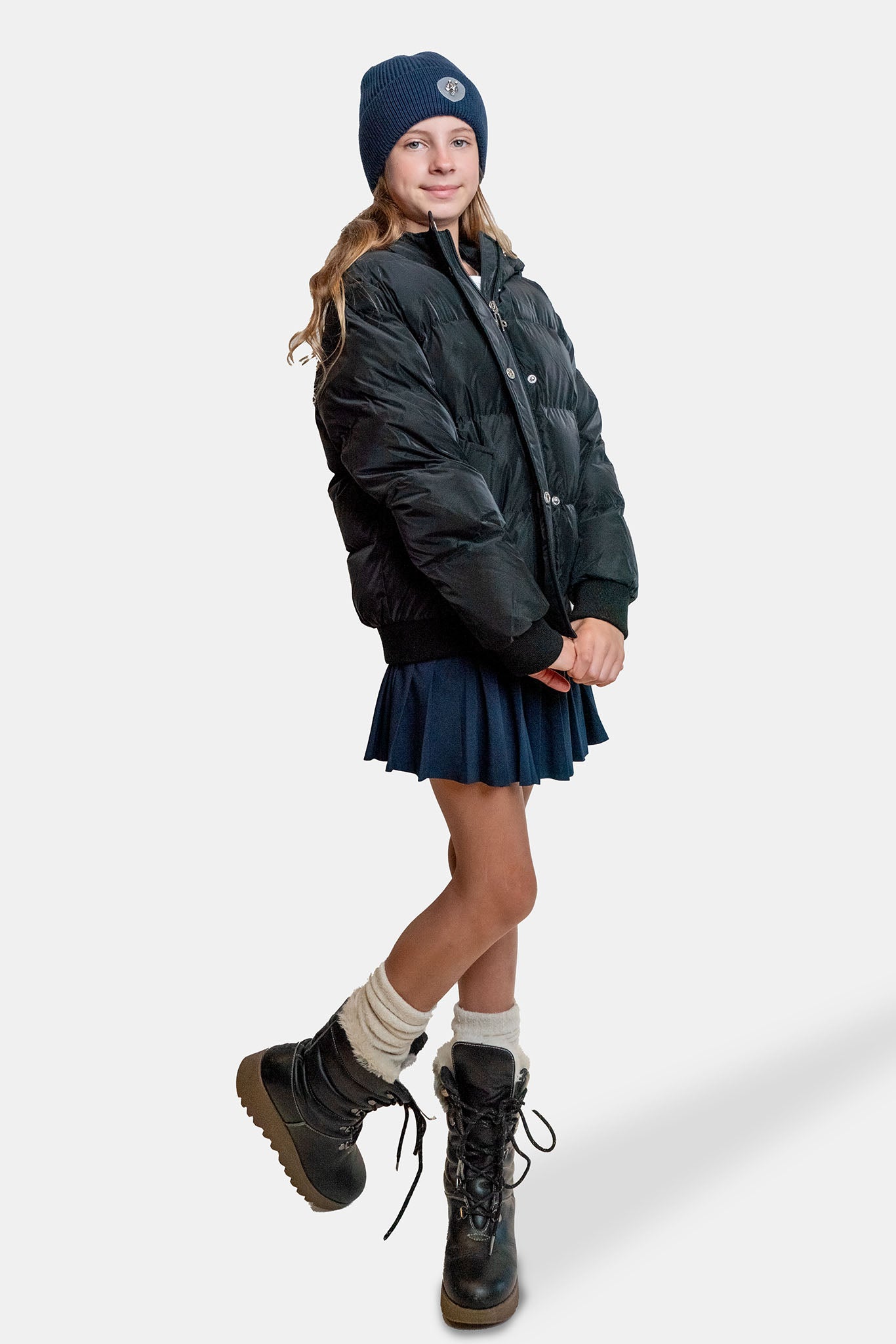 Kids' UNISEX Chickadee Coat - Black Diamond