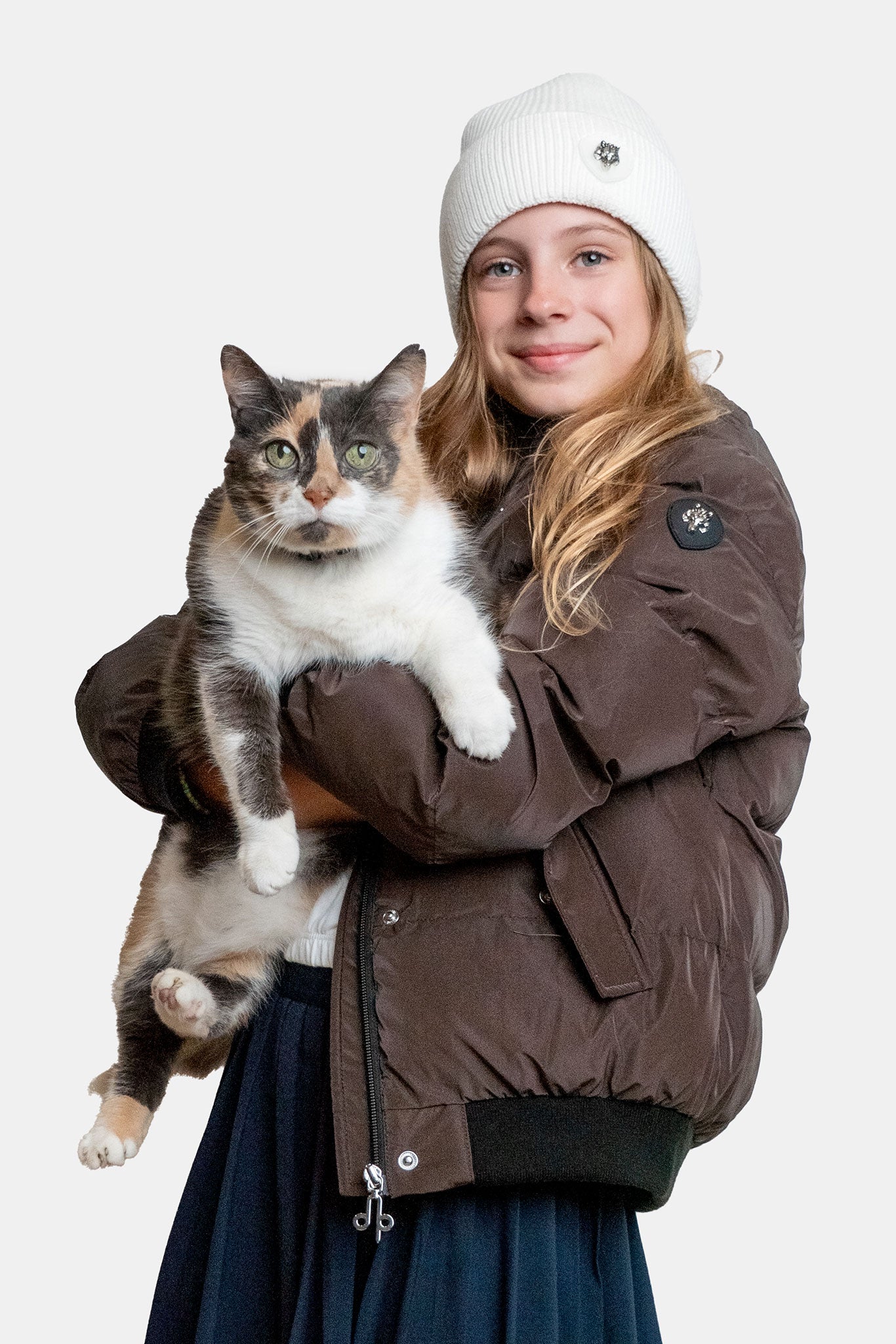 Kids' UNISEX Chickadee Coat - Mocha Diamond