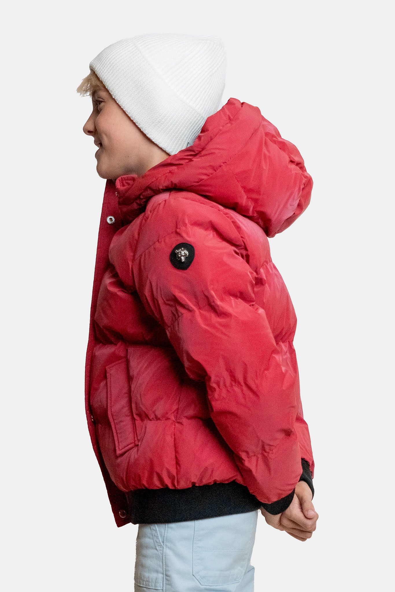 Kids' UNISEX Chickadee Coat - Red Diamond
