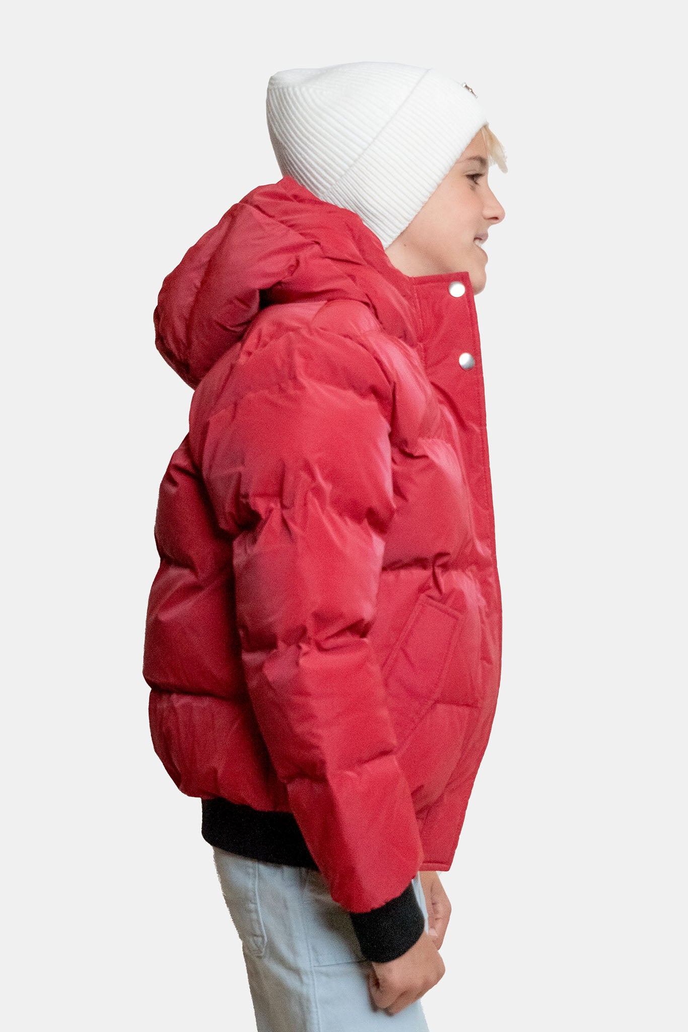 Kids' UNISEX Chickadee Coat - Red Diamond