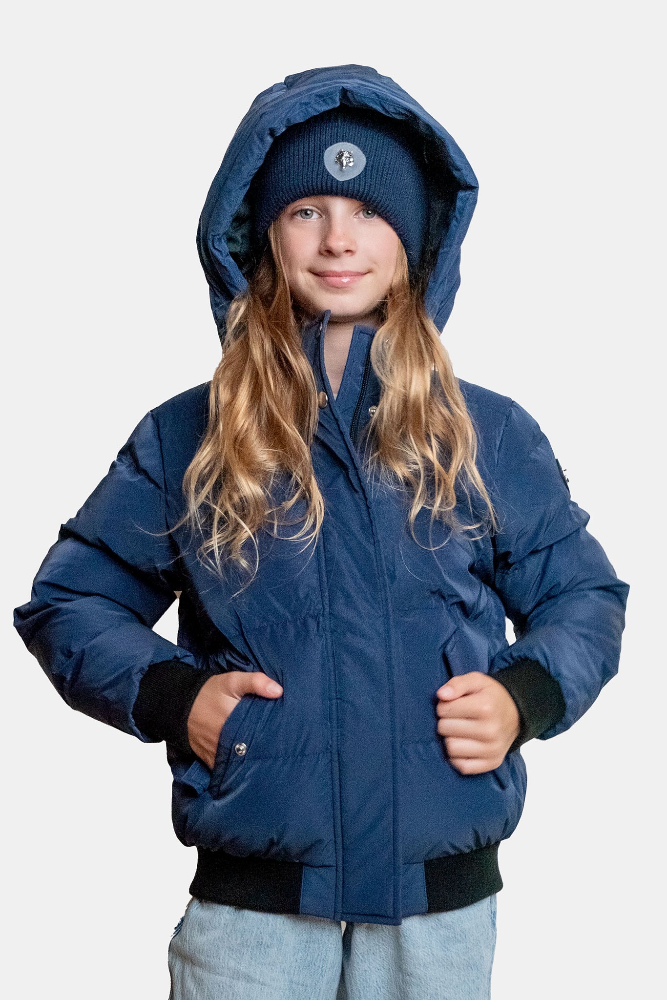 Kids' UNISEX Chickadee Coat - Sapphire Diamond