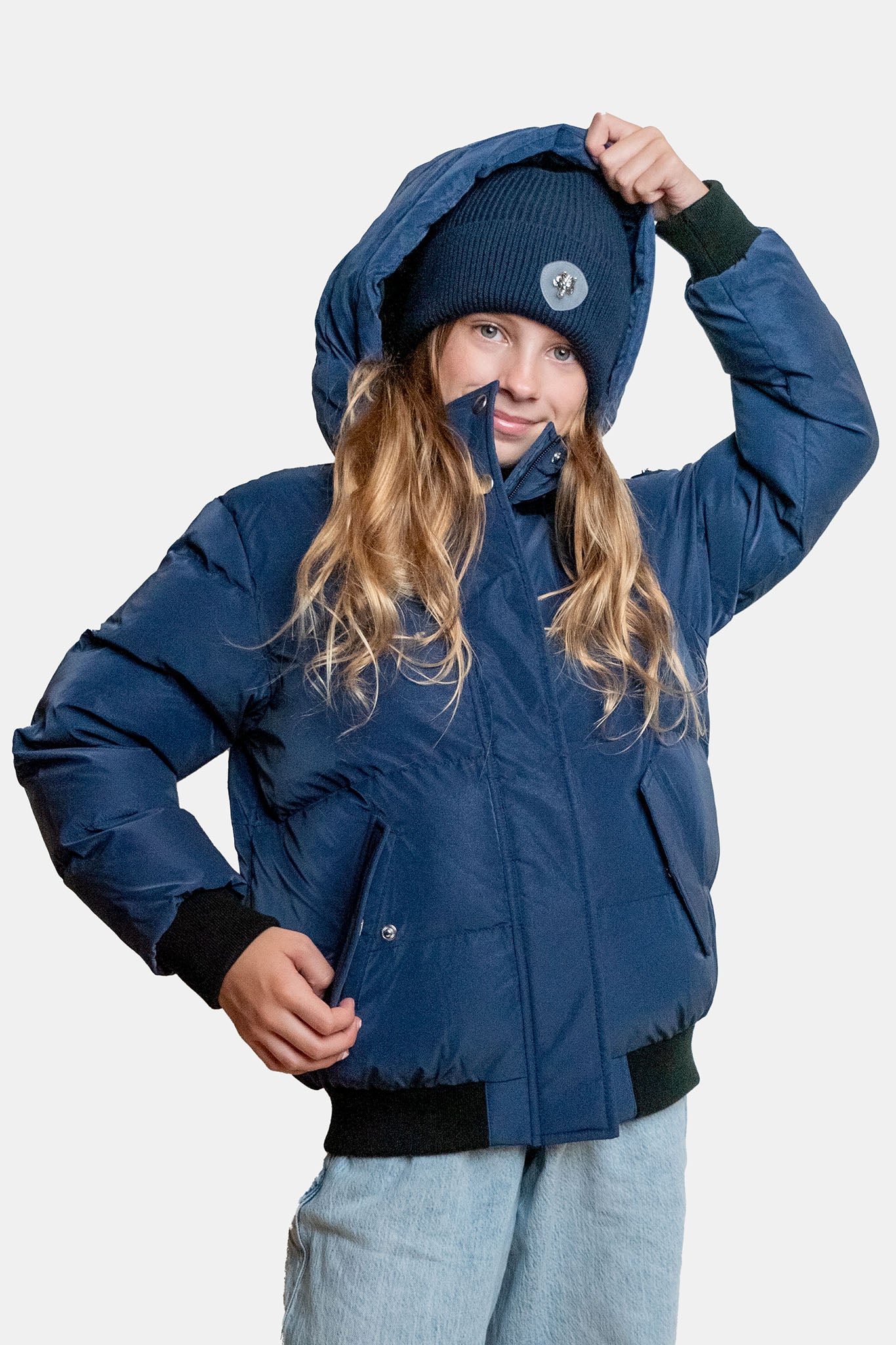 Kids' UNISEX Chickadee Coat - Sapphire Diamond